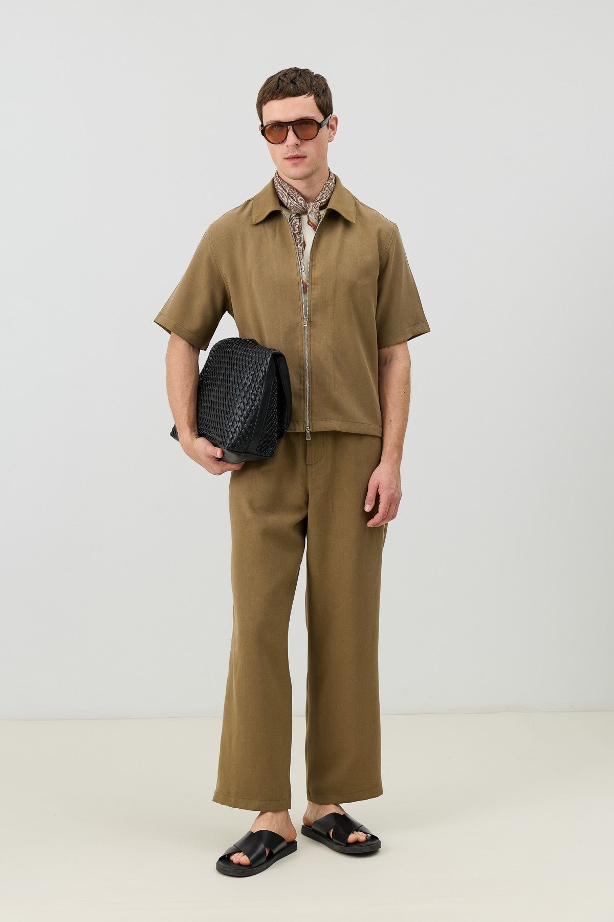 Men's Relaxed-Fit Pants with Modal Blend