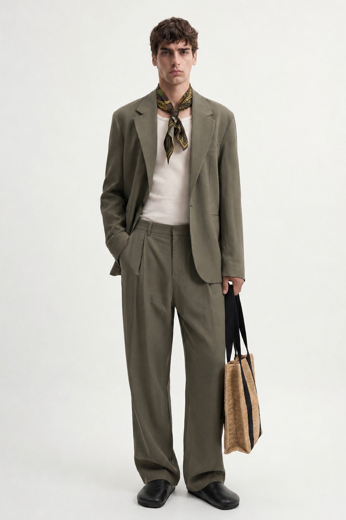 Relaxed-Fit Pants with Modal Blend