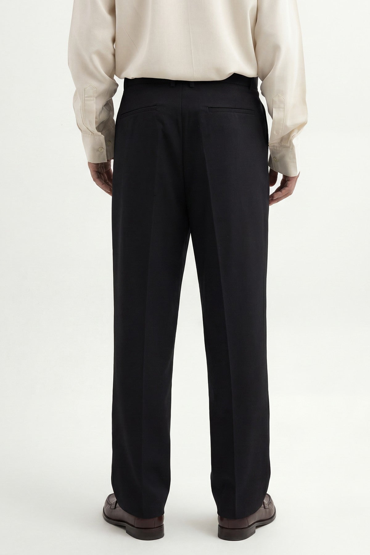 Pleated Relaxed-Fit Men's Pants