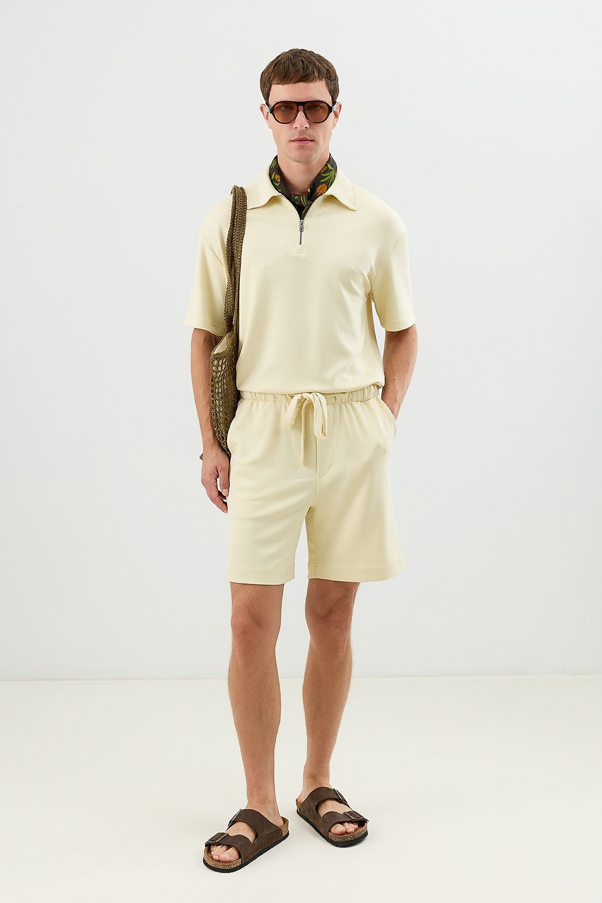 Men's Shorts with an Elastic Waistband