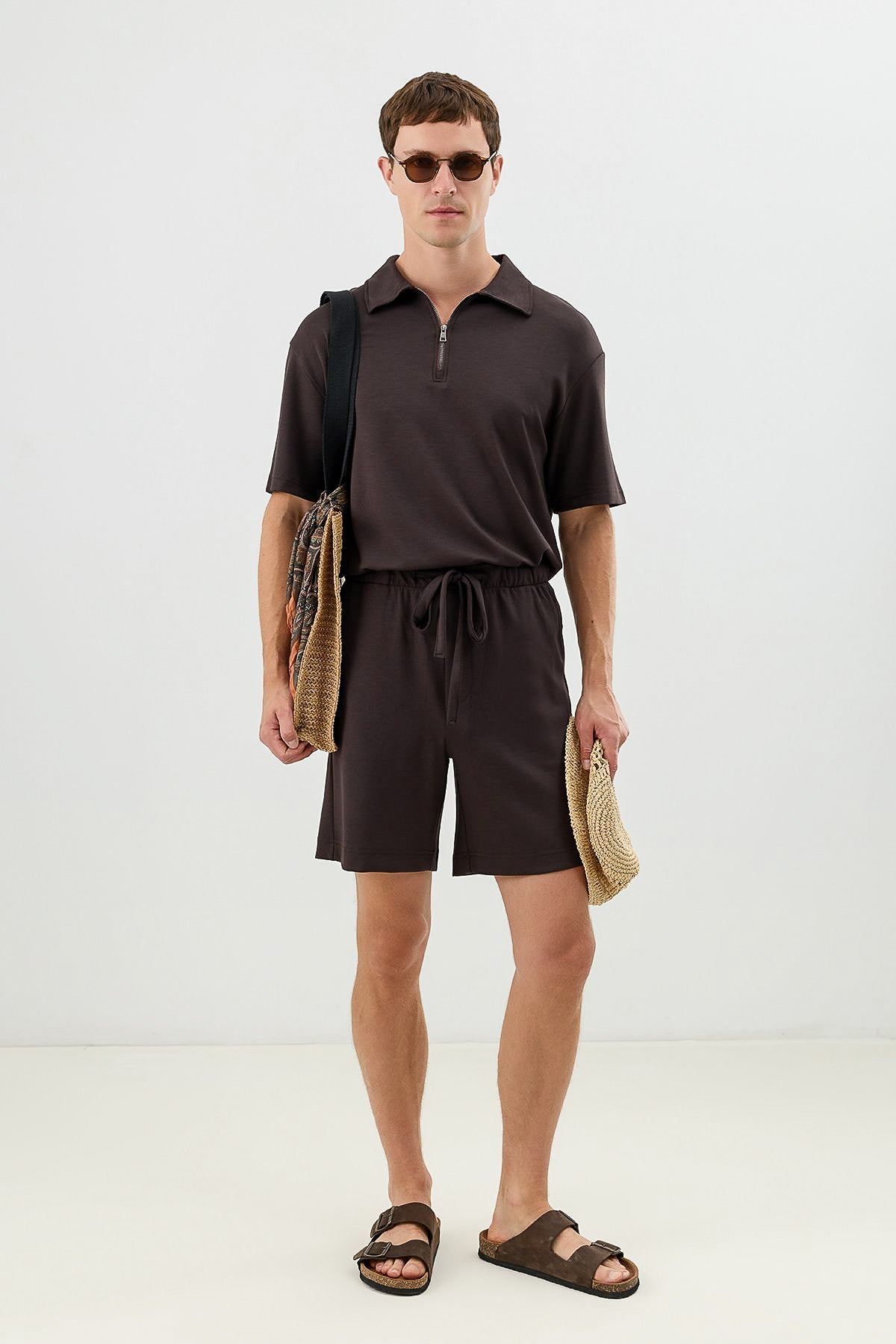 Men's Shorts with an Elastic Waistband