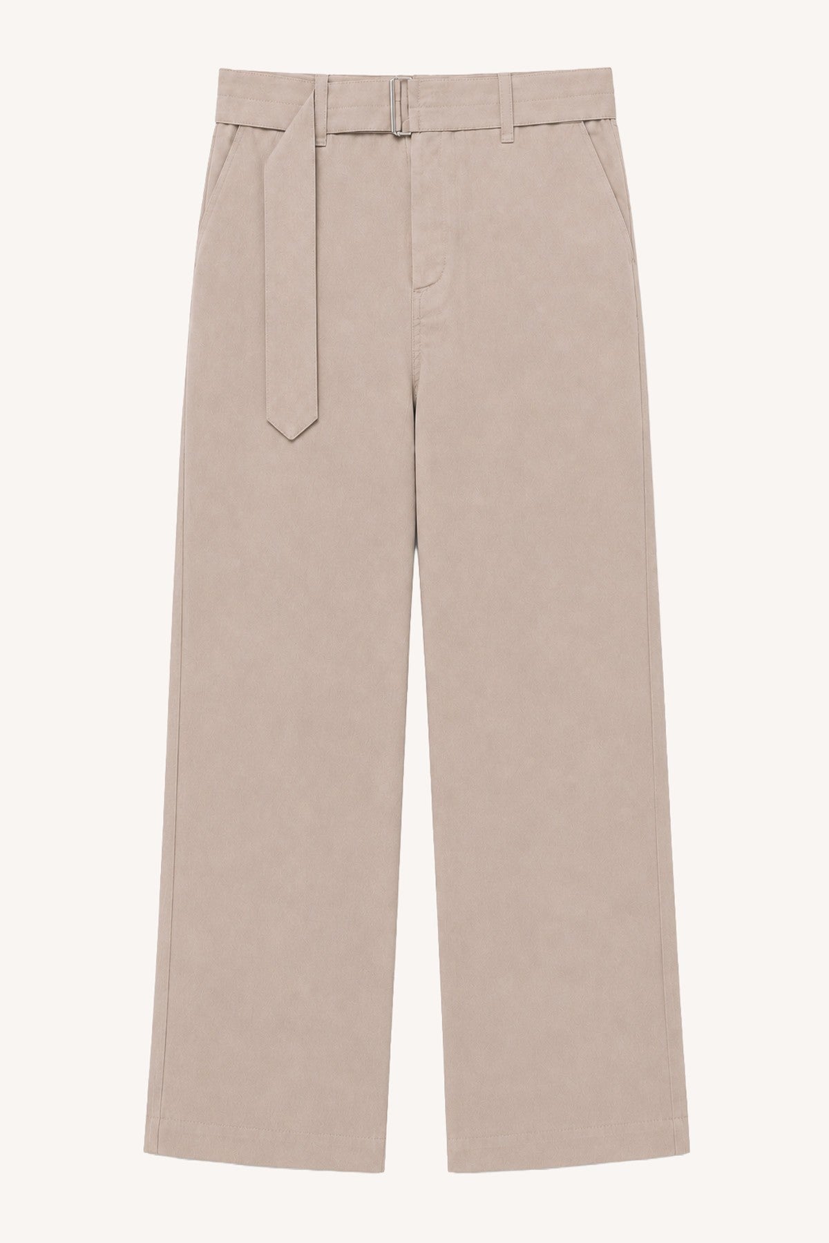 Lyocell-Blend Belted Pants