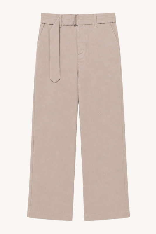 Lyocell-Blend Belted Pants