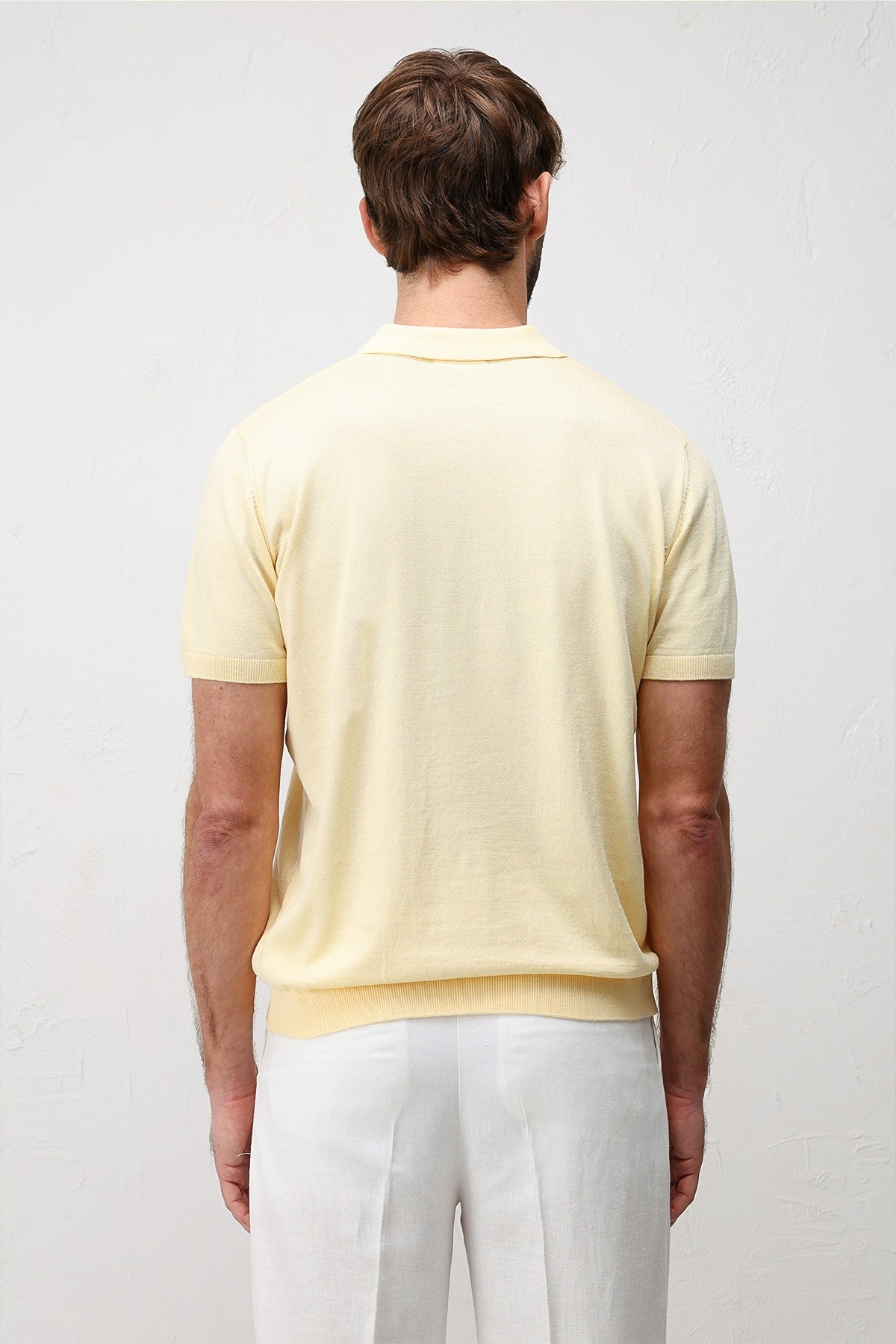 Antioch Comfort Slim Polo-Neck Men's Knit T-Shirt