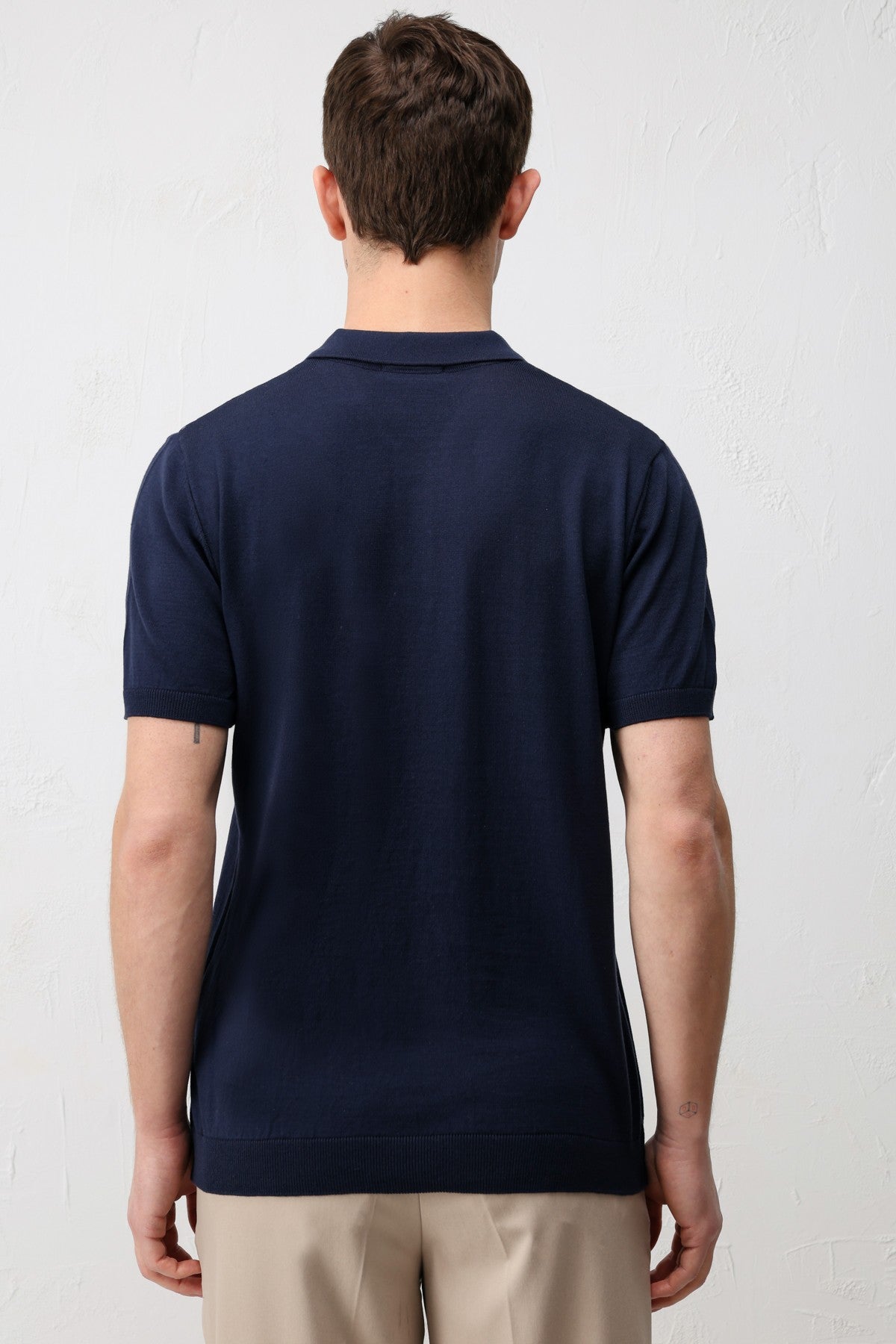 Antioch Comfort Slim Polo-Neck Men's Knit T-Shirt