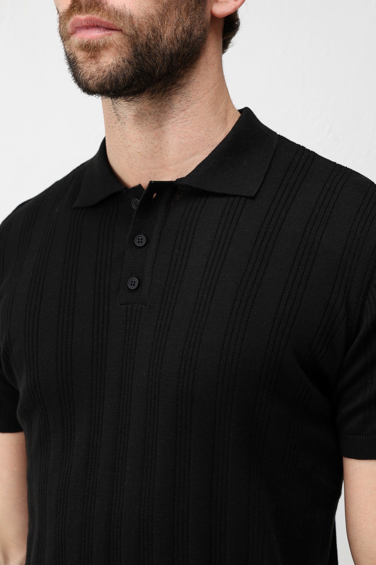Antioch Textured Knit Men's Polo T-Shirt