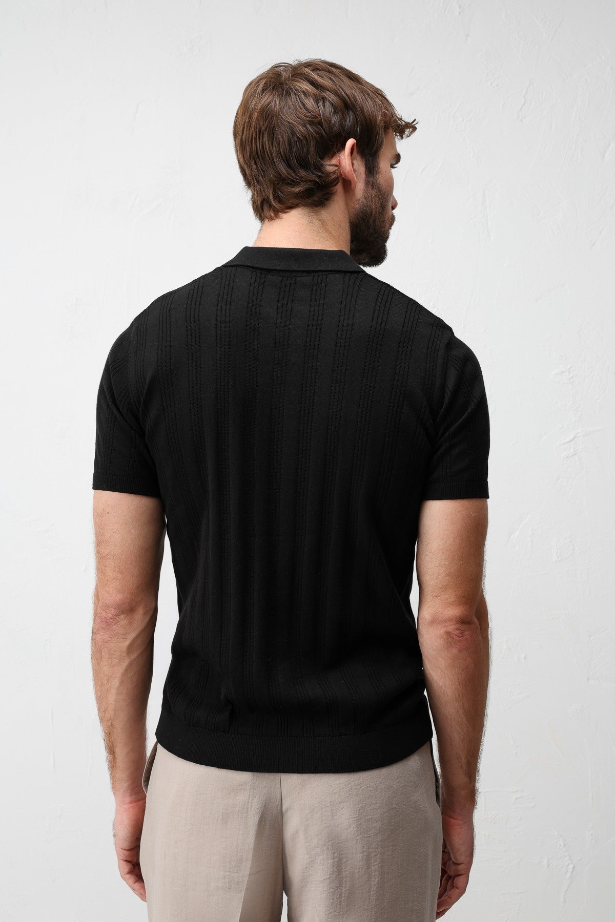 Antioch Textured Knit Men's Polo T-Shirt