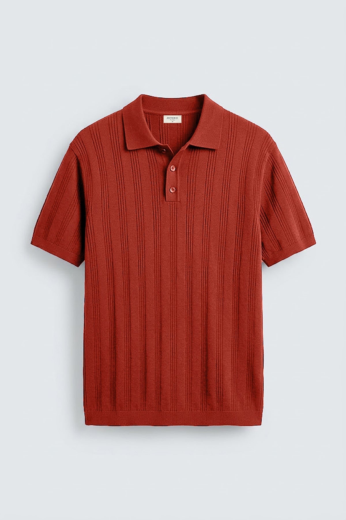 Antioch Textured Knit Men's Polo T-Shirt