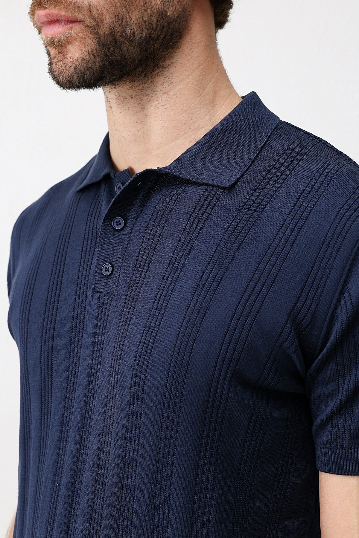 Antioch Textured Knit Men's Polo T-Shirt