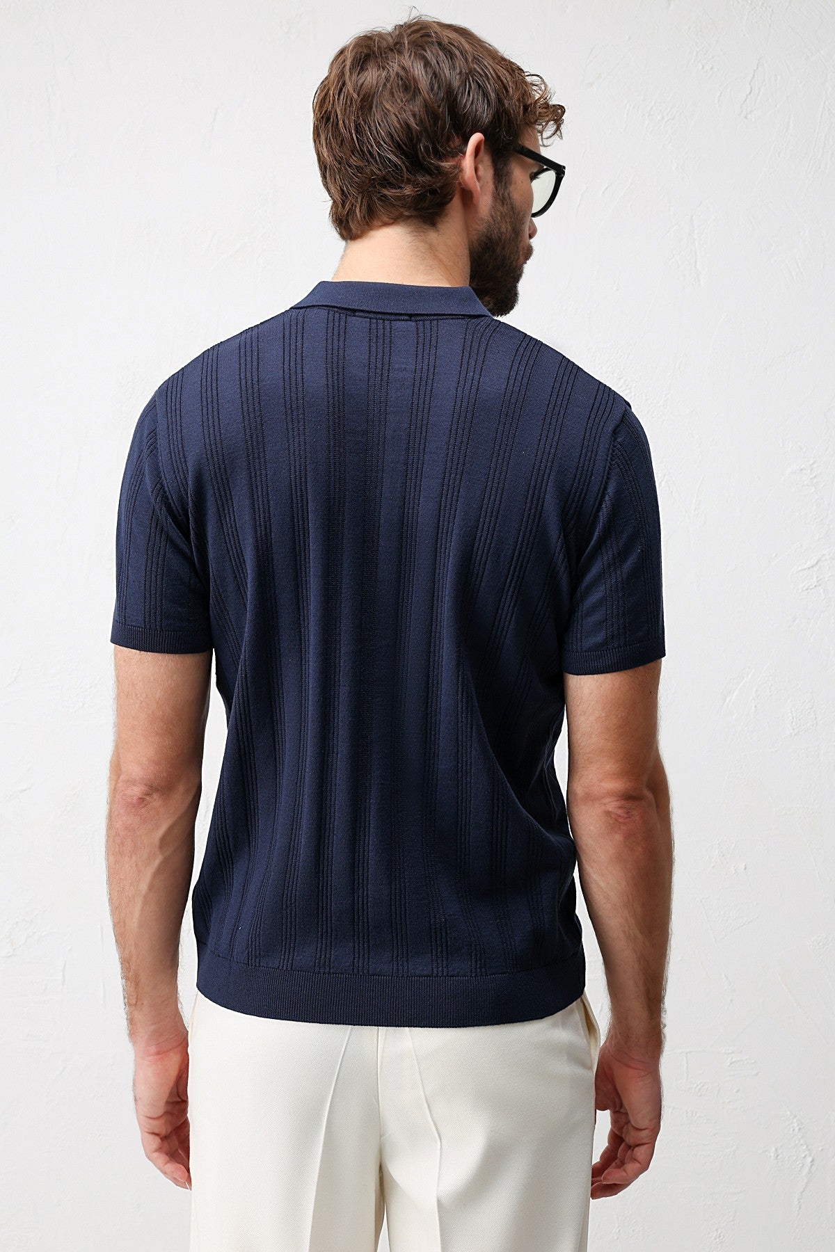 Antioch Textured Knit Men's Polo T-Shirt