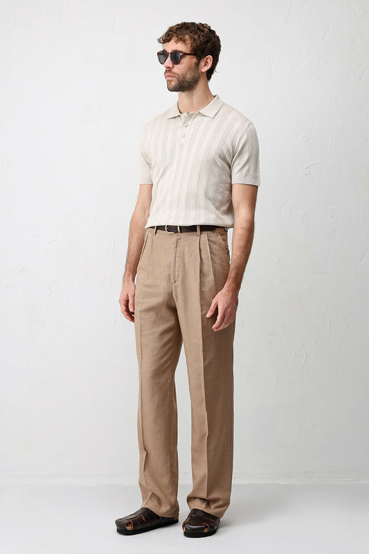 Antioch Textured Knit Men's Polo T-Shirt