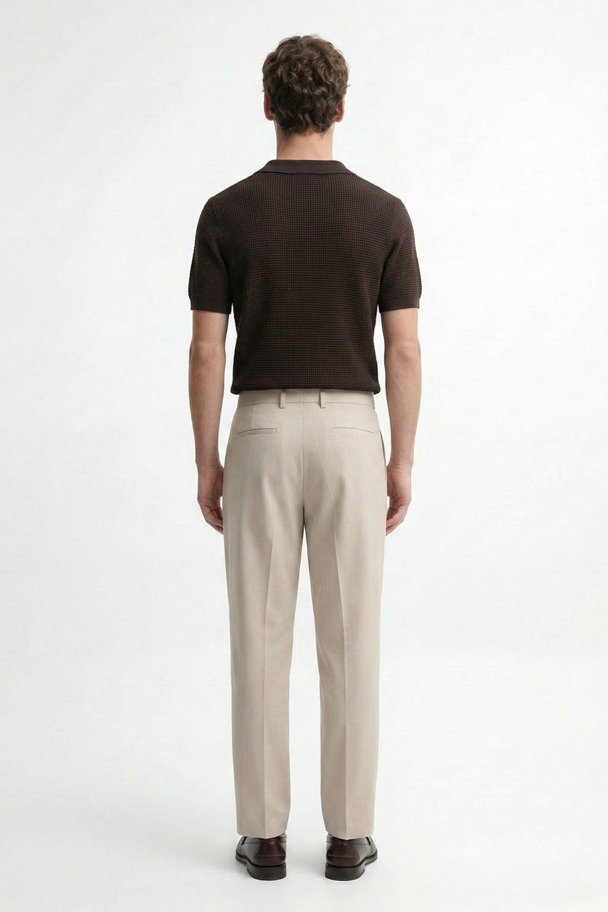 Antioch Textured Polo-Neck Men's T-Shirt