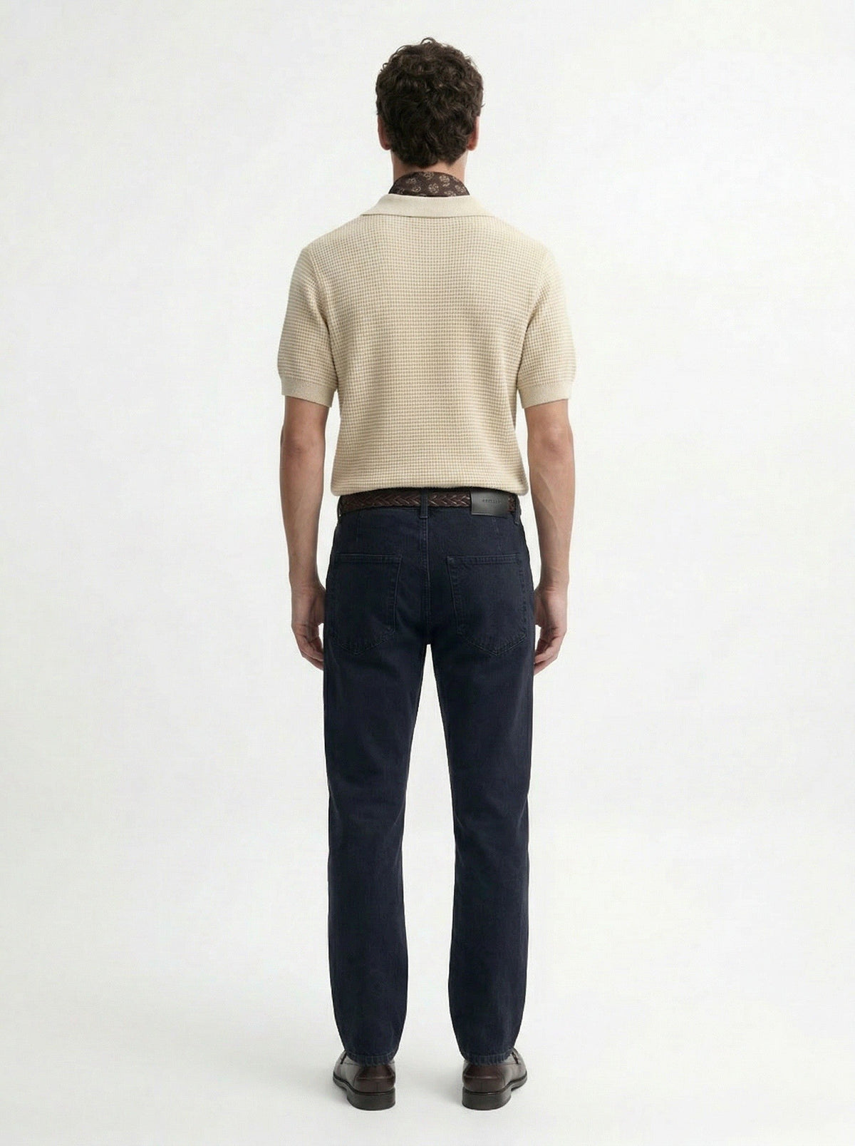 Antioch Textured Polo-Neck Men's T-Shirt