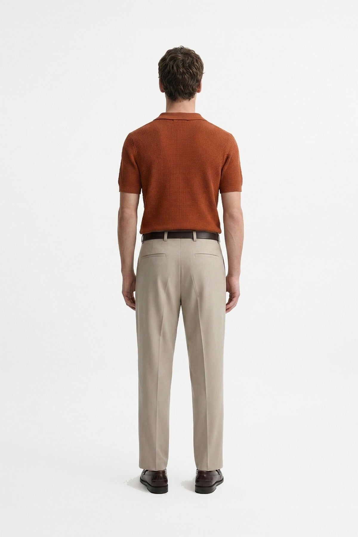 Antioch Textured Polo-Neck Men's T-Shirt