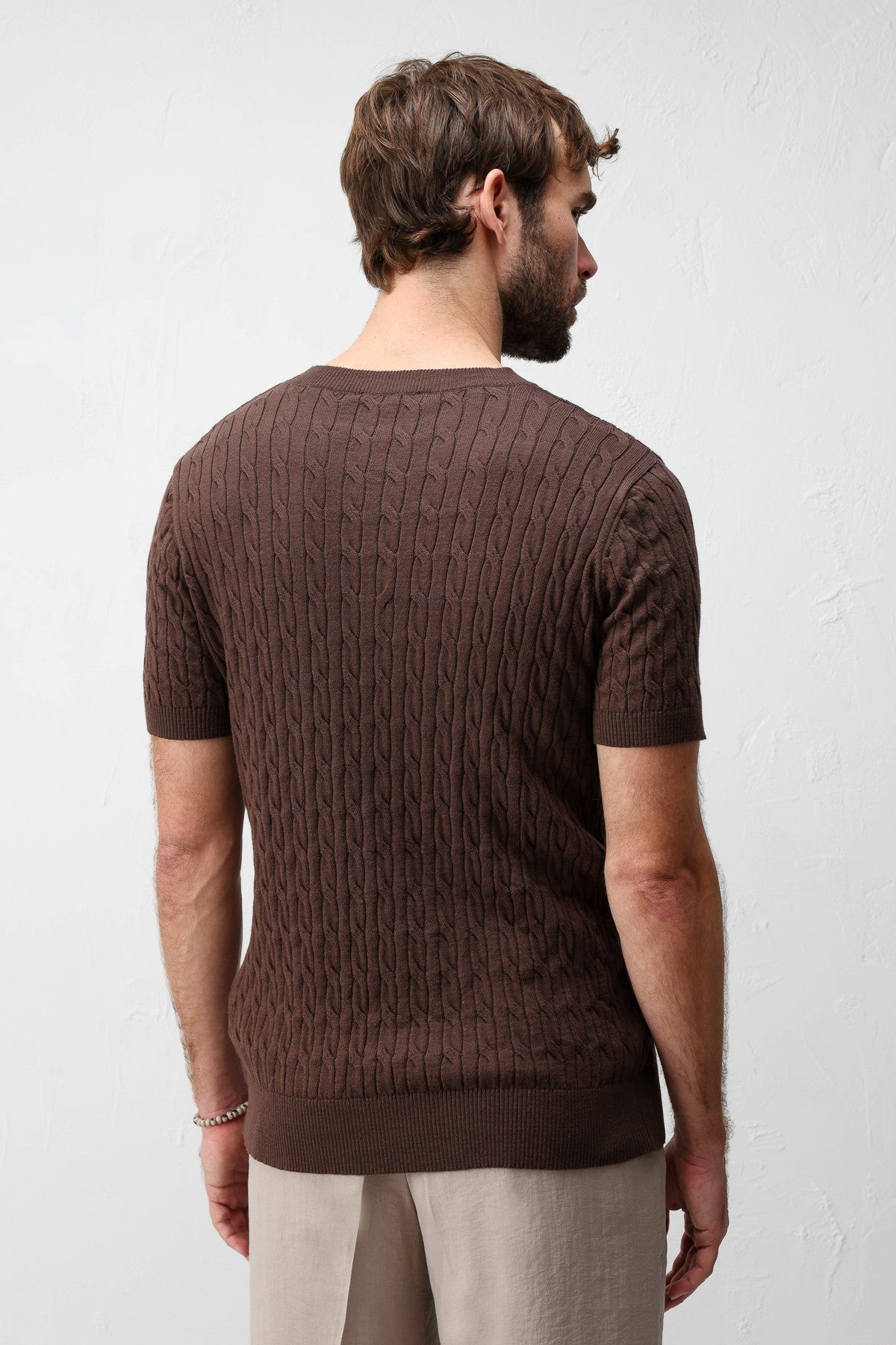 Antioch Cotton Twisted-Knit Men's Knit T-Shirt