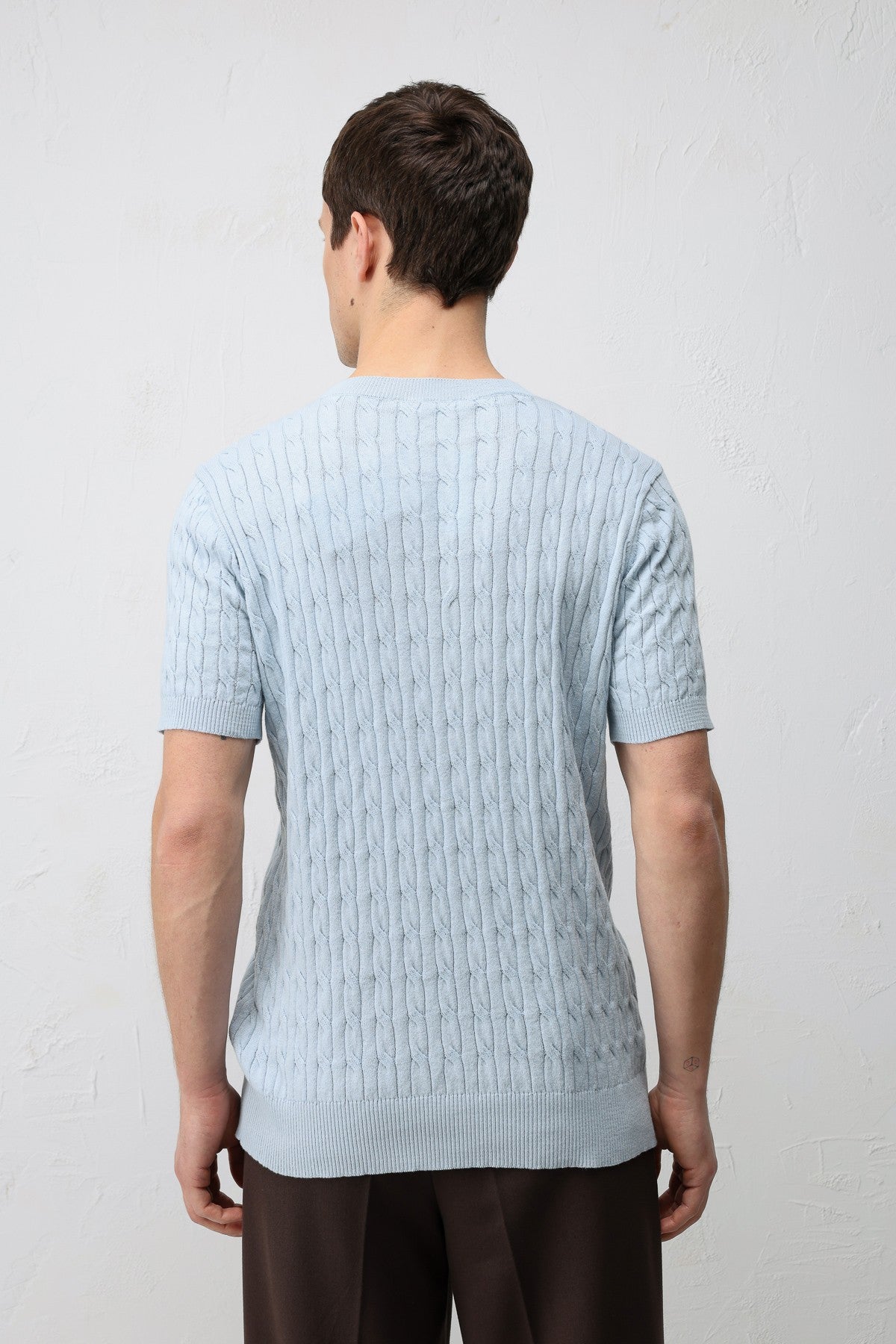 Antioch Cotton Twisted-Knit Men's Knit T-Shirt