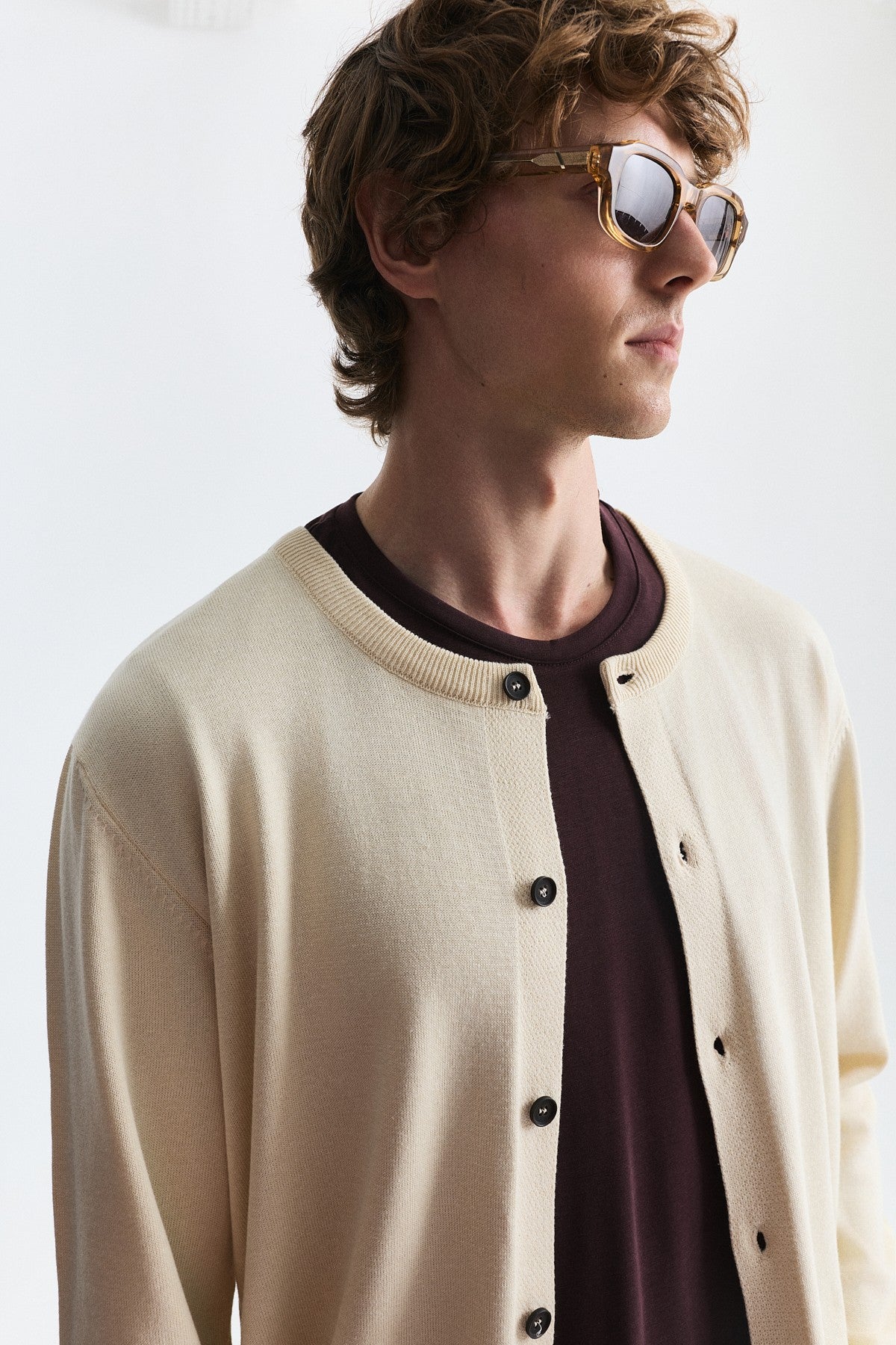 Relax Fit Knit Cardigan