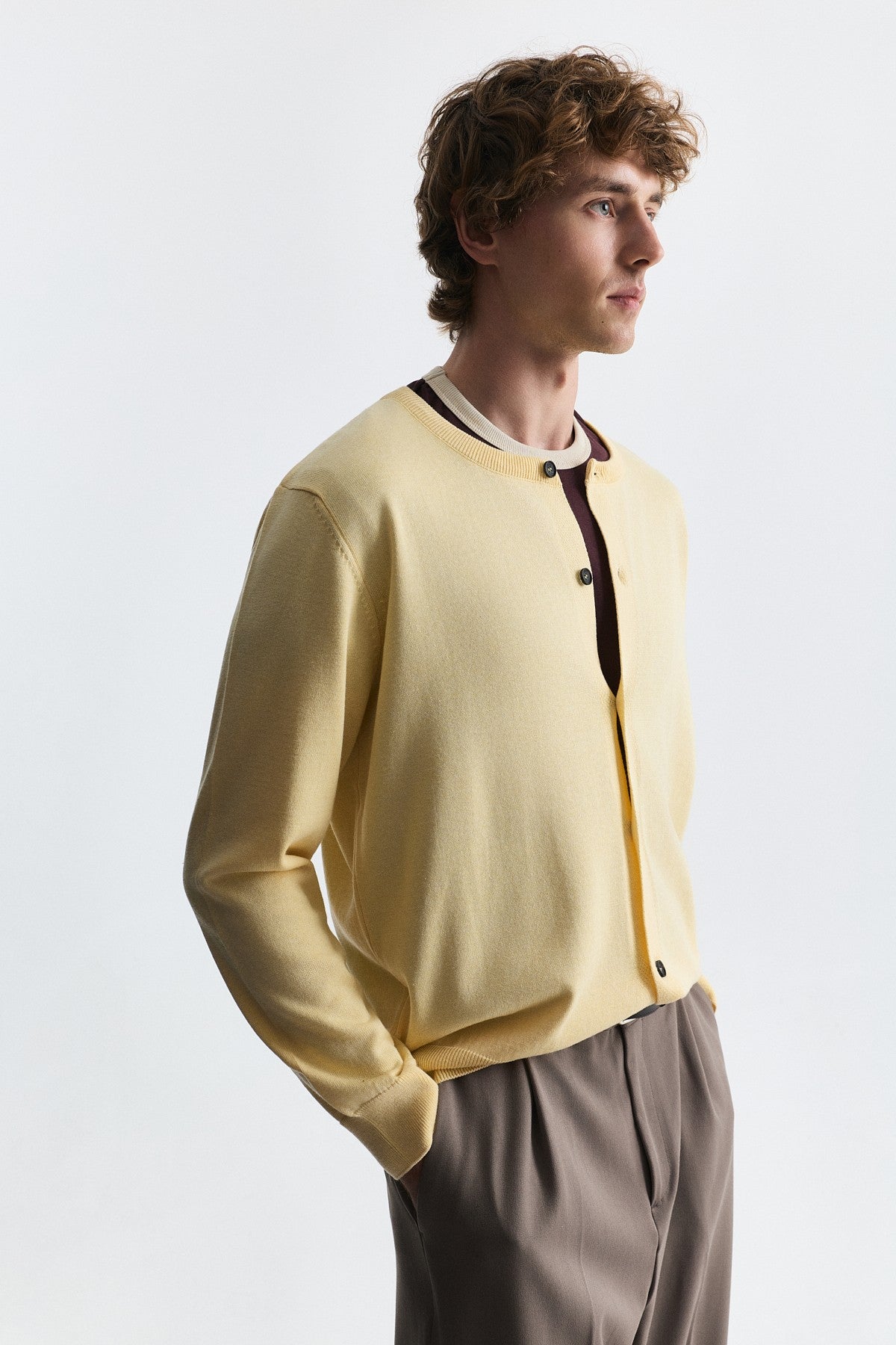 Relax Fit Knit Cardigan