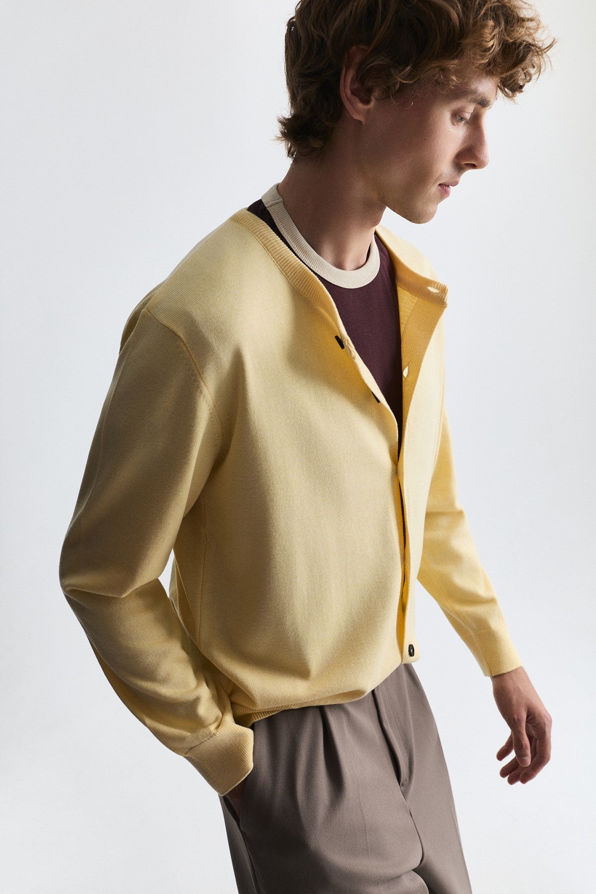 Relax Fit Knit Cardigan
