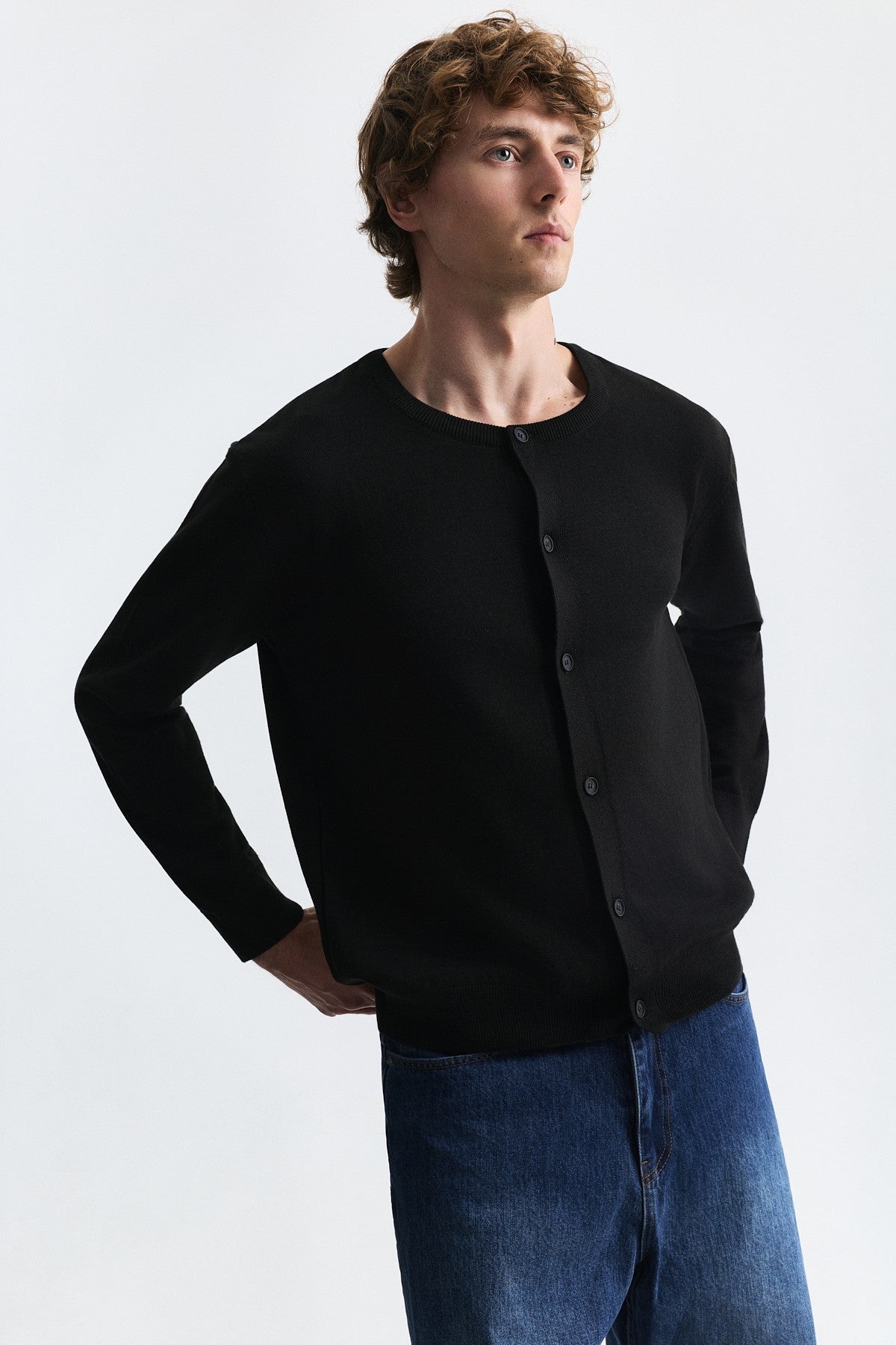Relax Fit Knit Cardigan