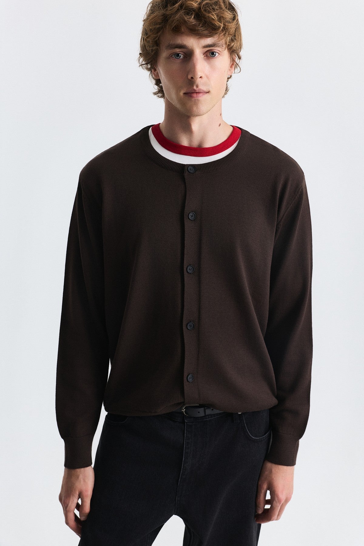 Relax Fit Knit Cardigan