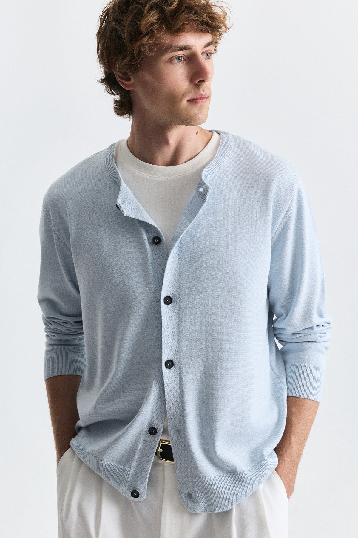 Relax Fit Knit Cardigan