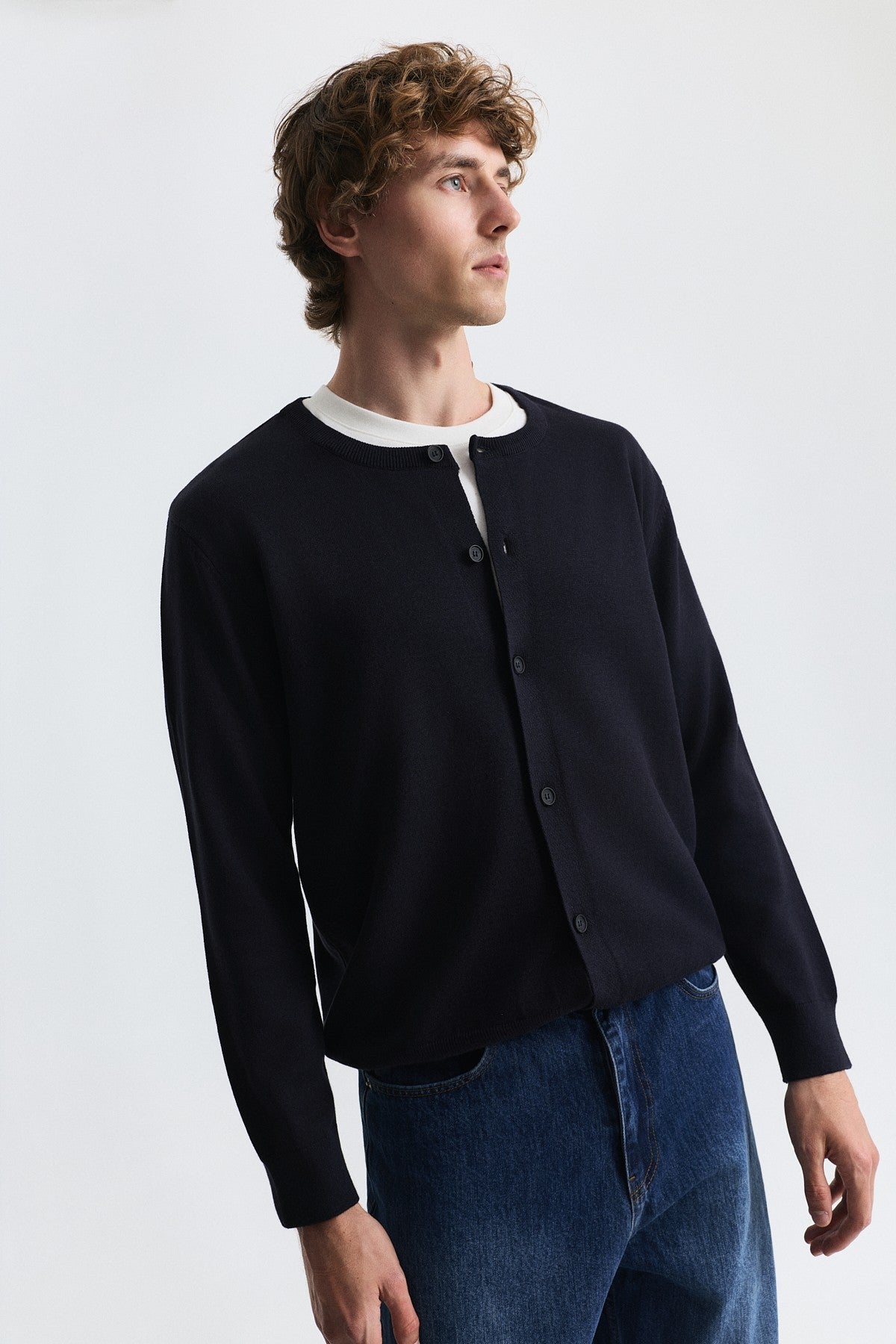 Relax Fit Knit Cardigan