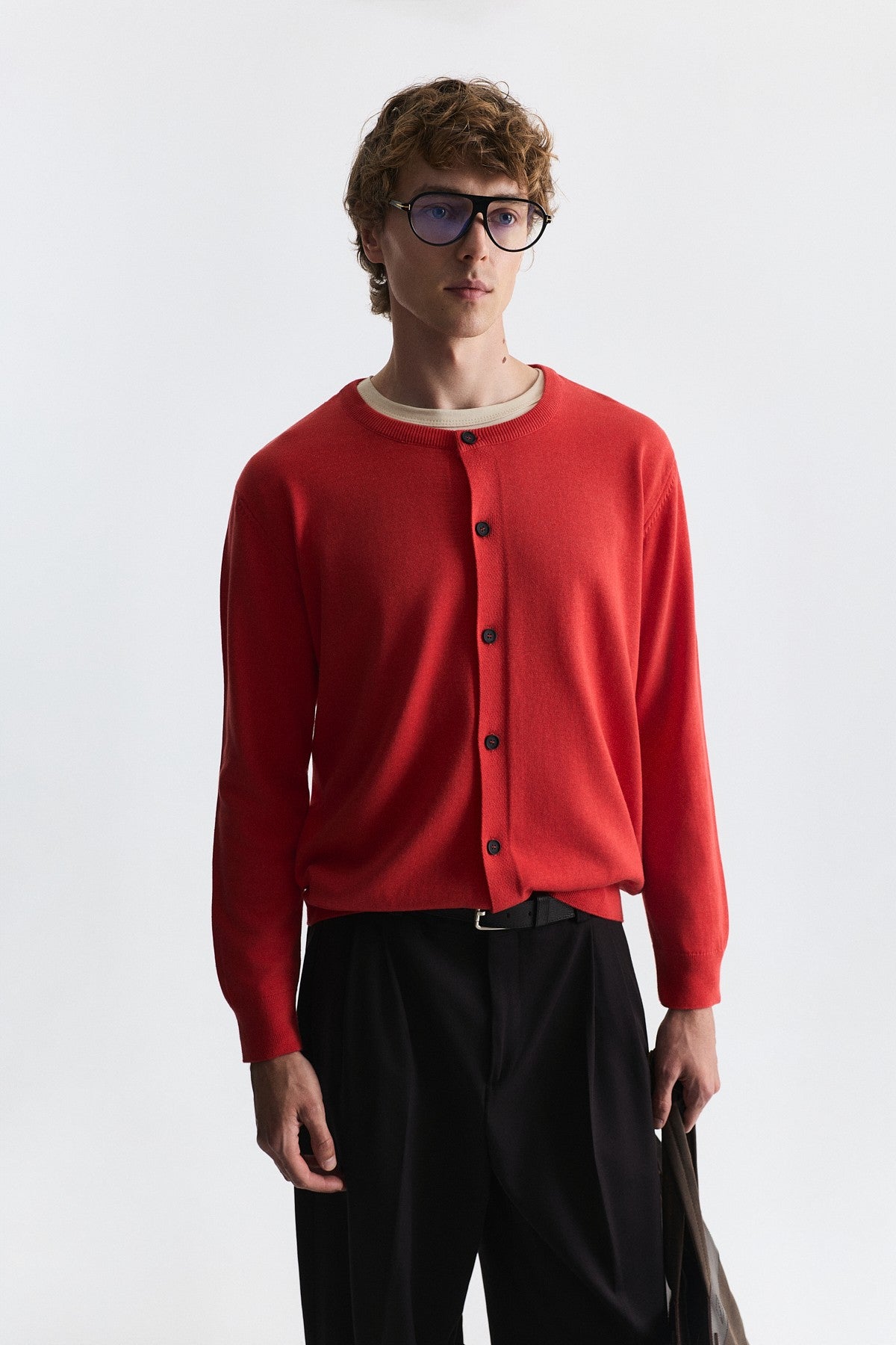 Relax Fit Knit Cardigan