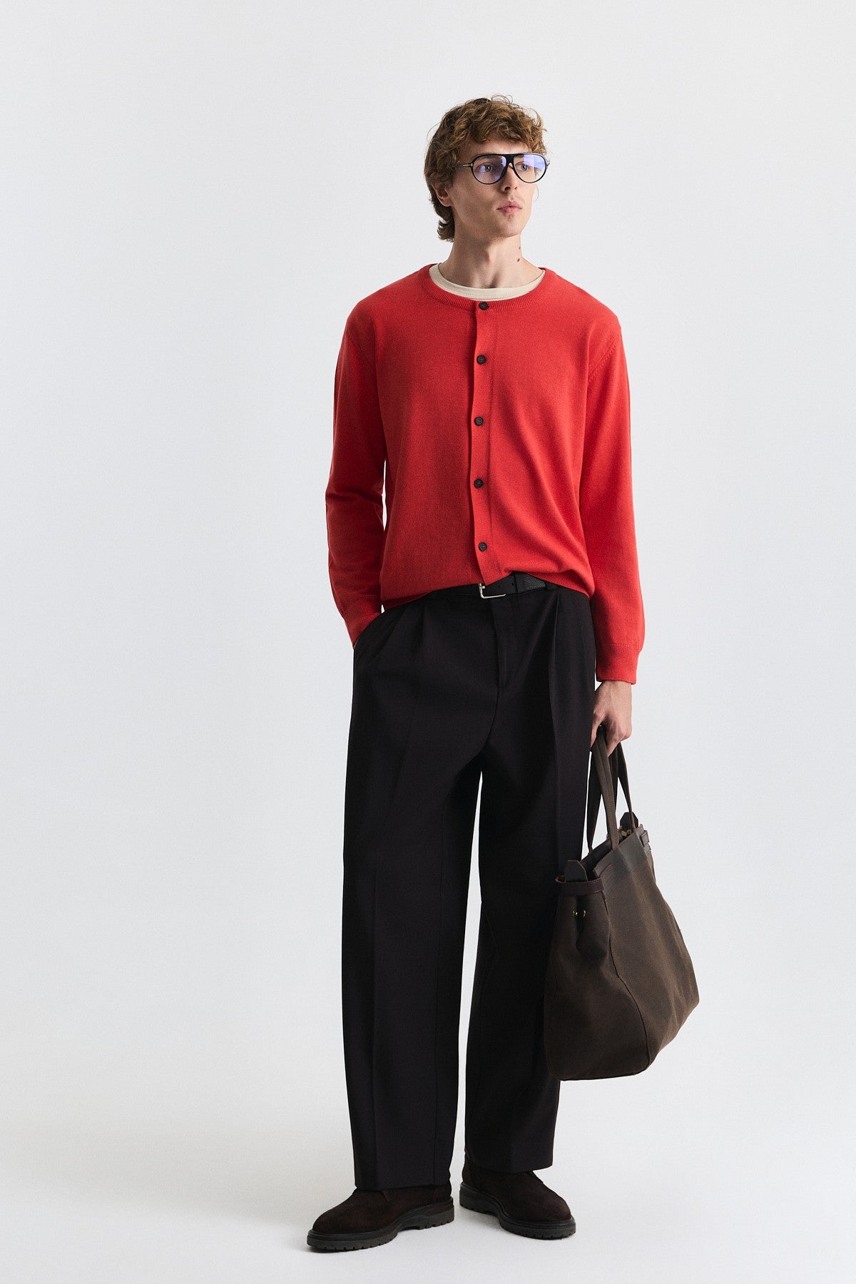 Relax Fit Knit Cardigan