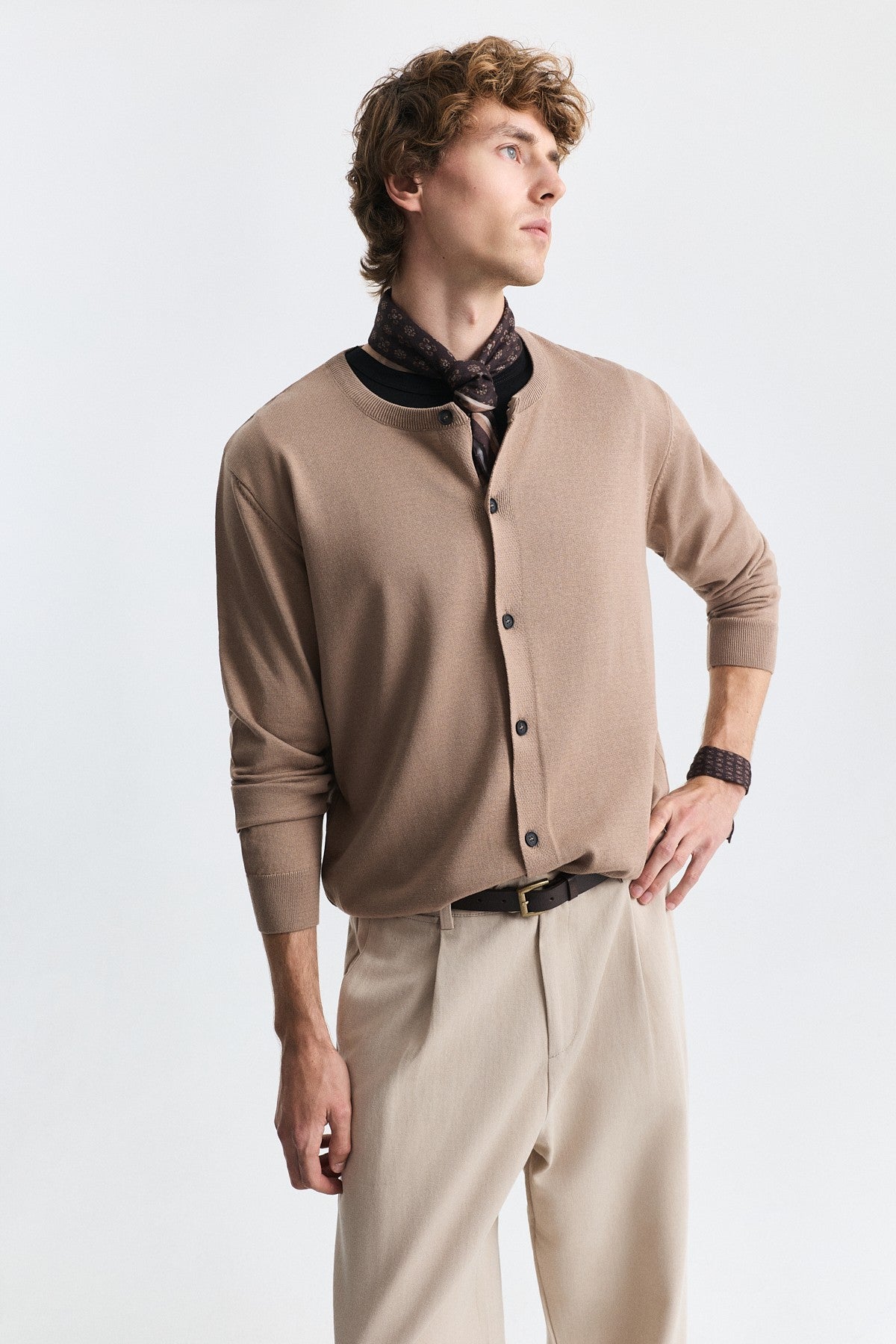 Relax Fit Knit Cardigan