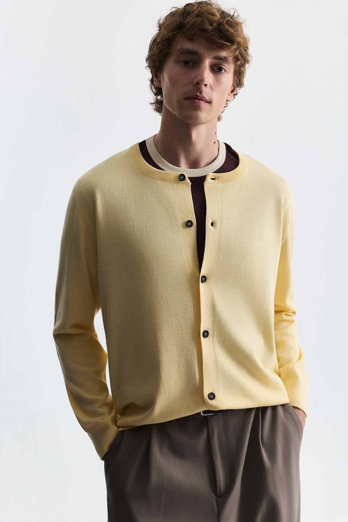 Relax Fit Knit Cardigan