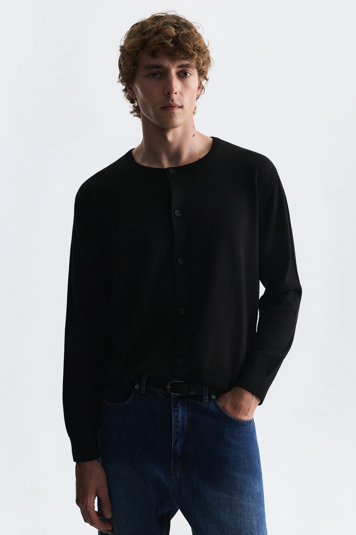 Relax Fit Knit Cardigan