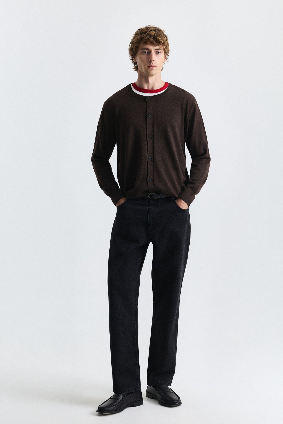 Relax Fit Knit Cardigan