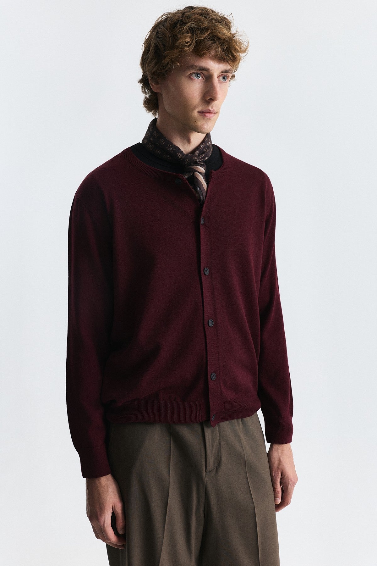 Relax Fit Knit Cardigan