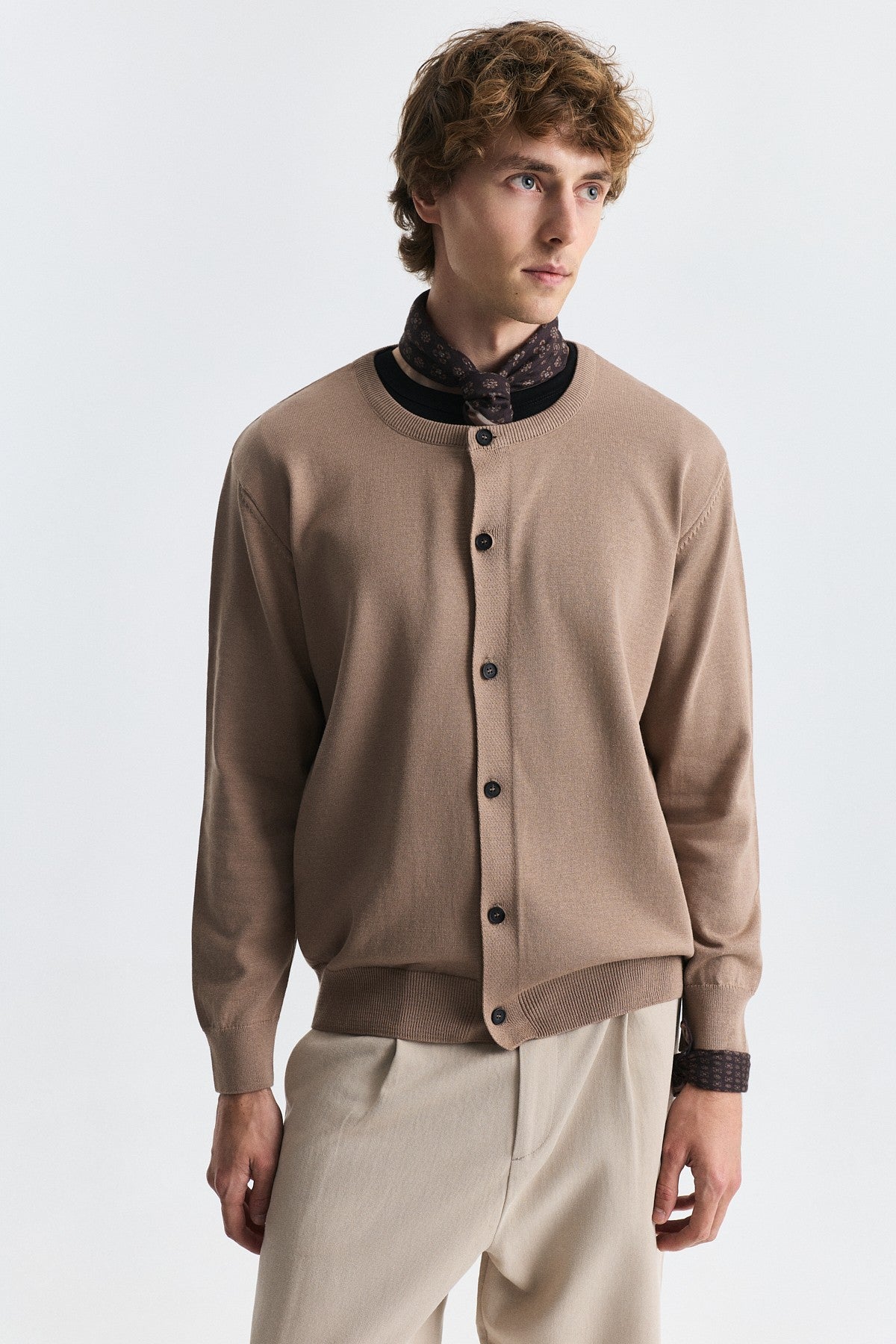 Relax Fit Knit Cardigan
