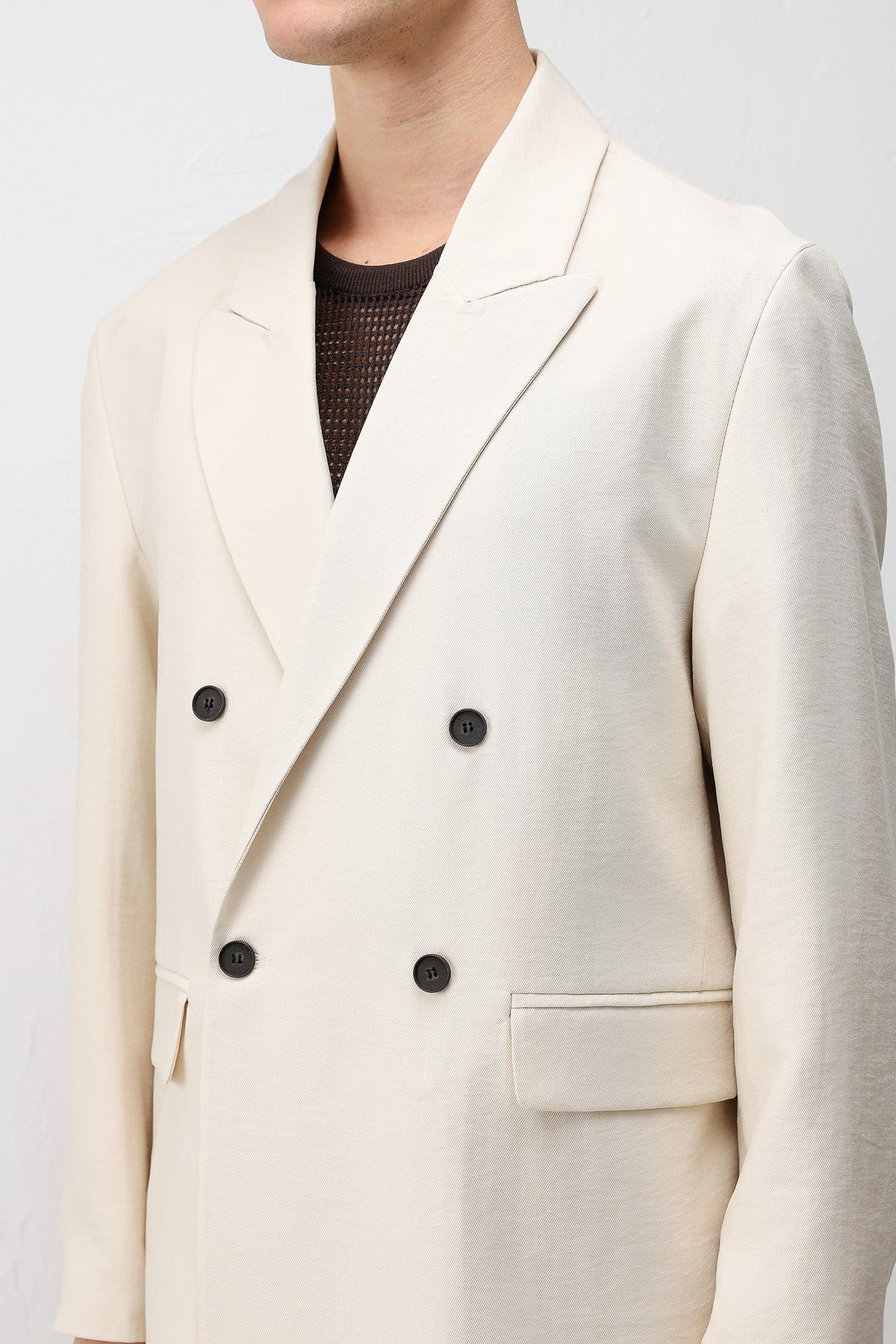 Men's Relaxed-Fit Blazer Jacket in a Modal Blend