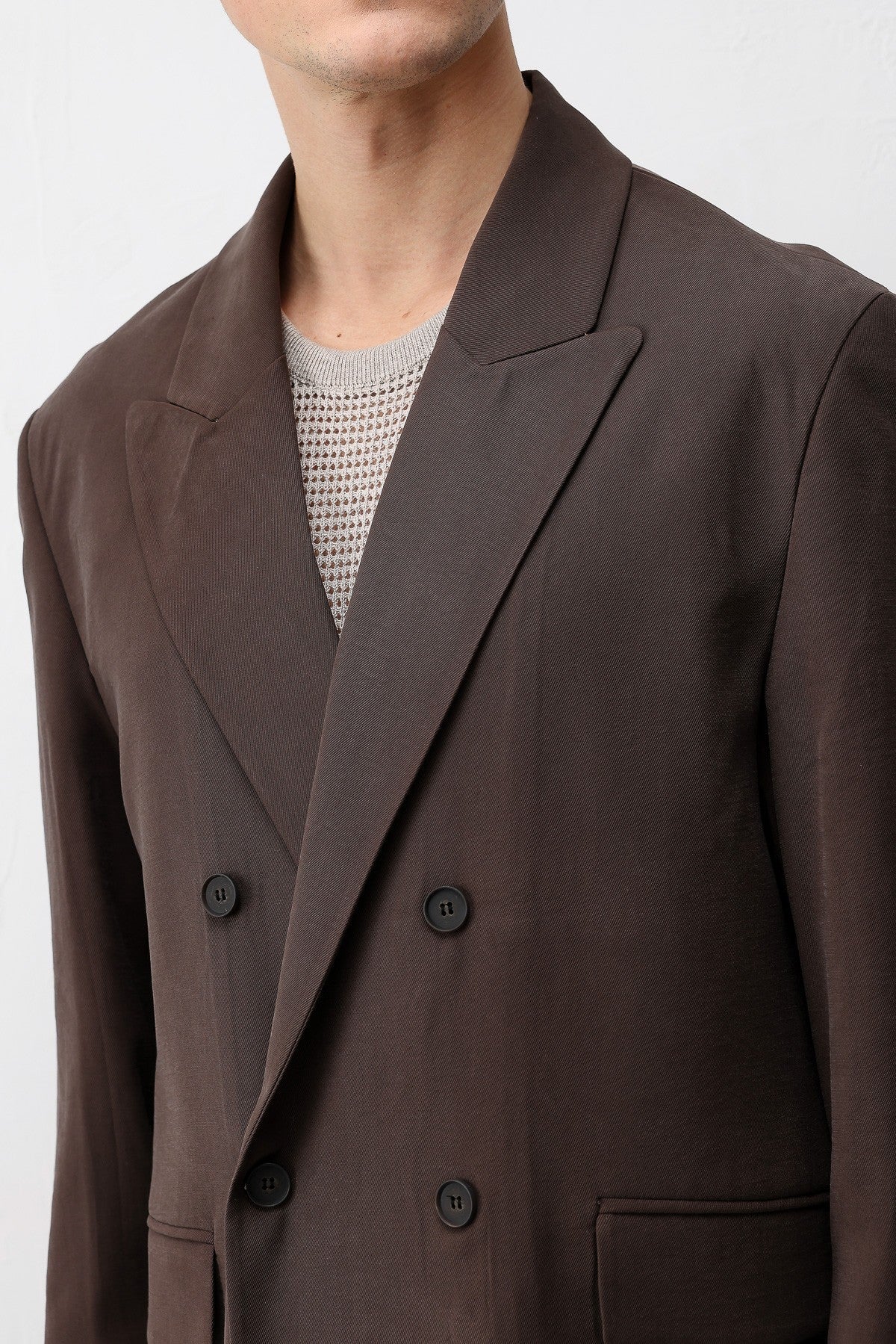 Men's Relaxed-Fit Blazer Jacket in a Modal Blend
