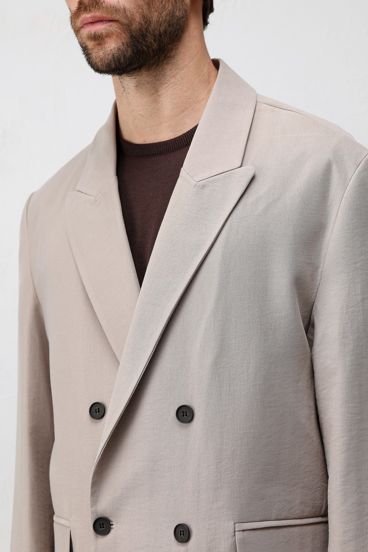 Men's Relaxed-Fit Blazer Jacket in a Modal Blend