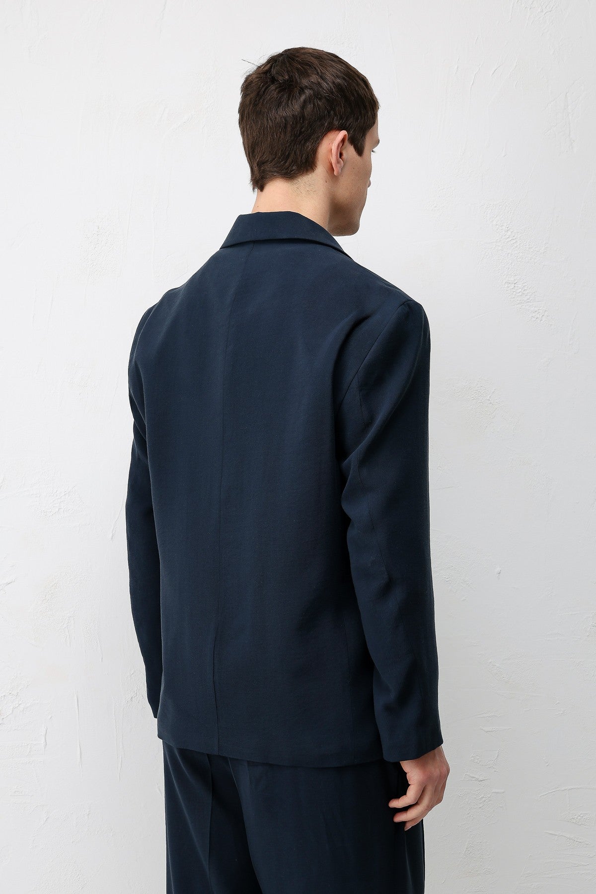 Men's Relaxed-Fit Blazer Jacket in a Modal Blend