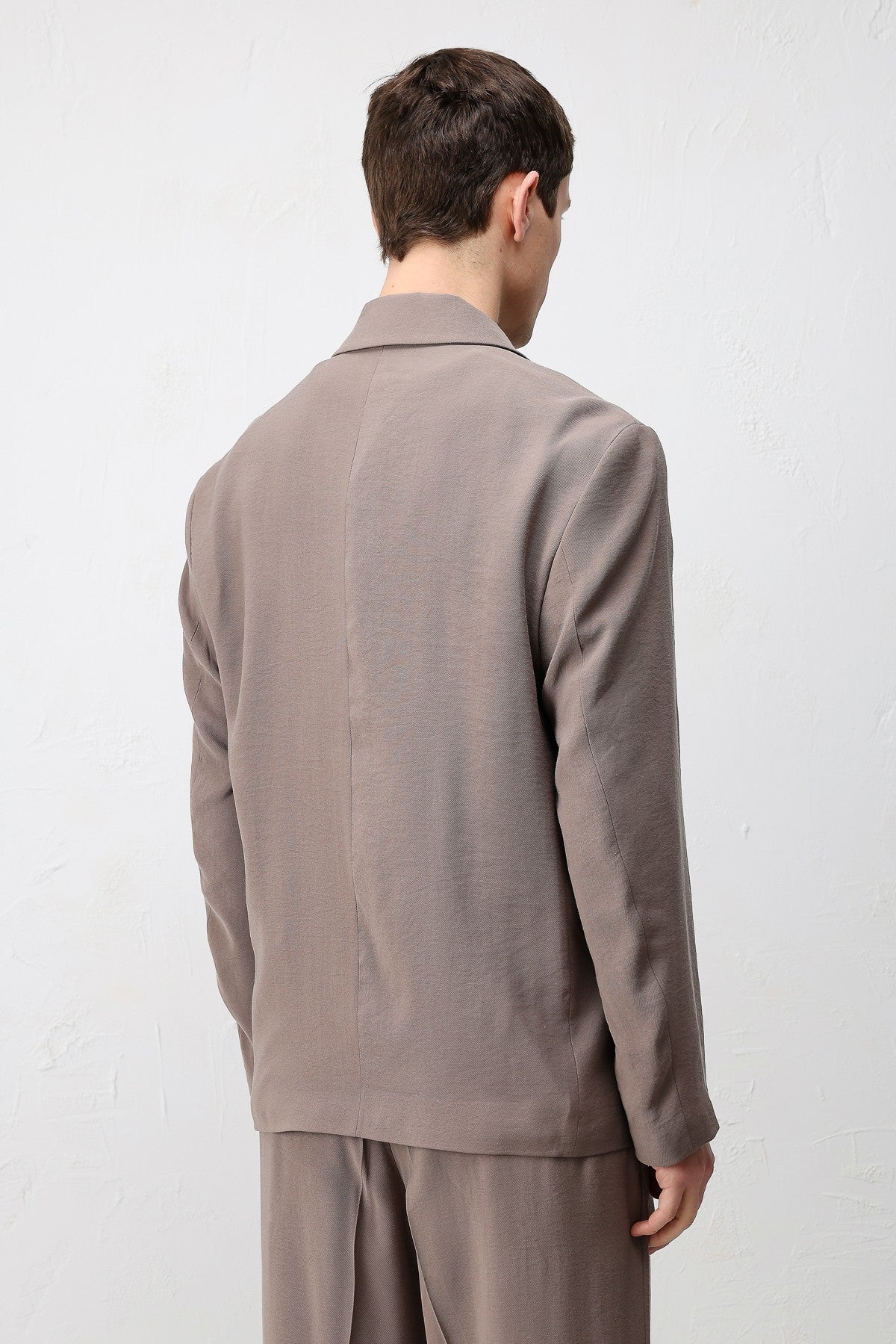 Men's Relaxed-Fit Blazer Jacket in a Modal Blend