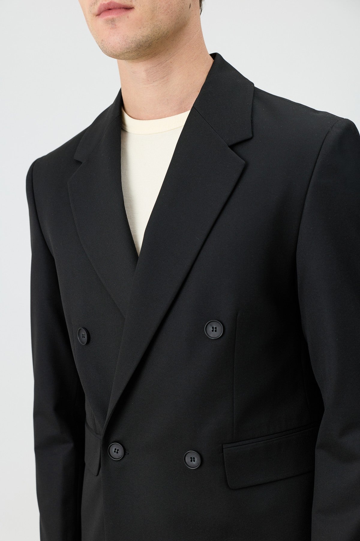 Antioch Relaxed Double-Breasted Men's Blazer Jacket