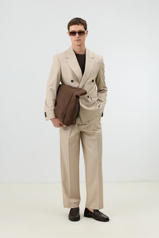 Antioch Relaxed Double-Breasted Men's Blazer Jacket