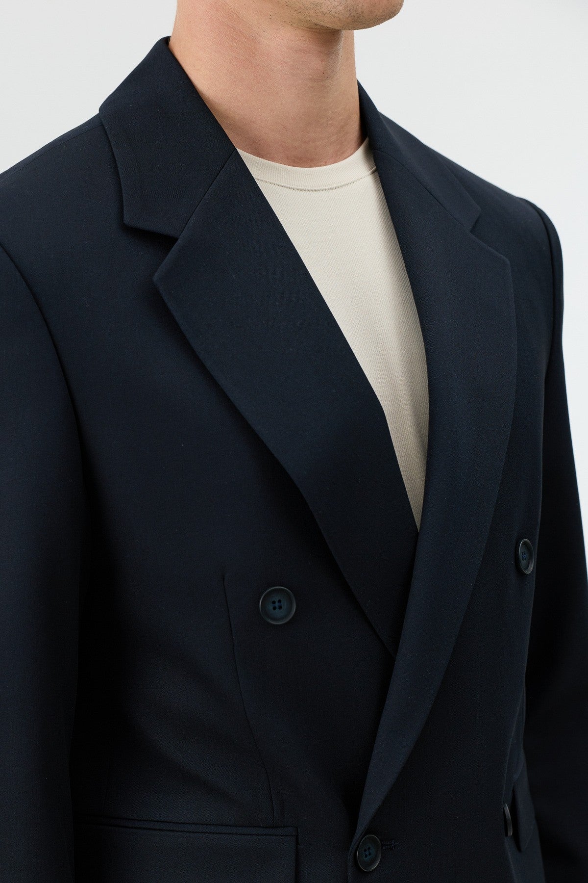 Antioch Relaxed Double-Breasted Men's Blazer Jacket