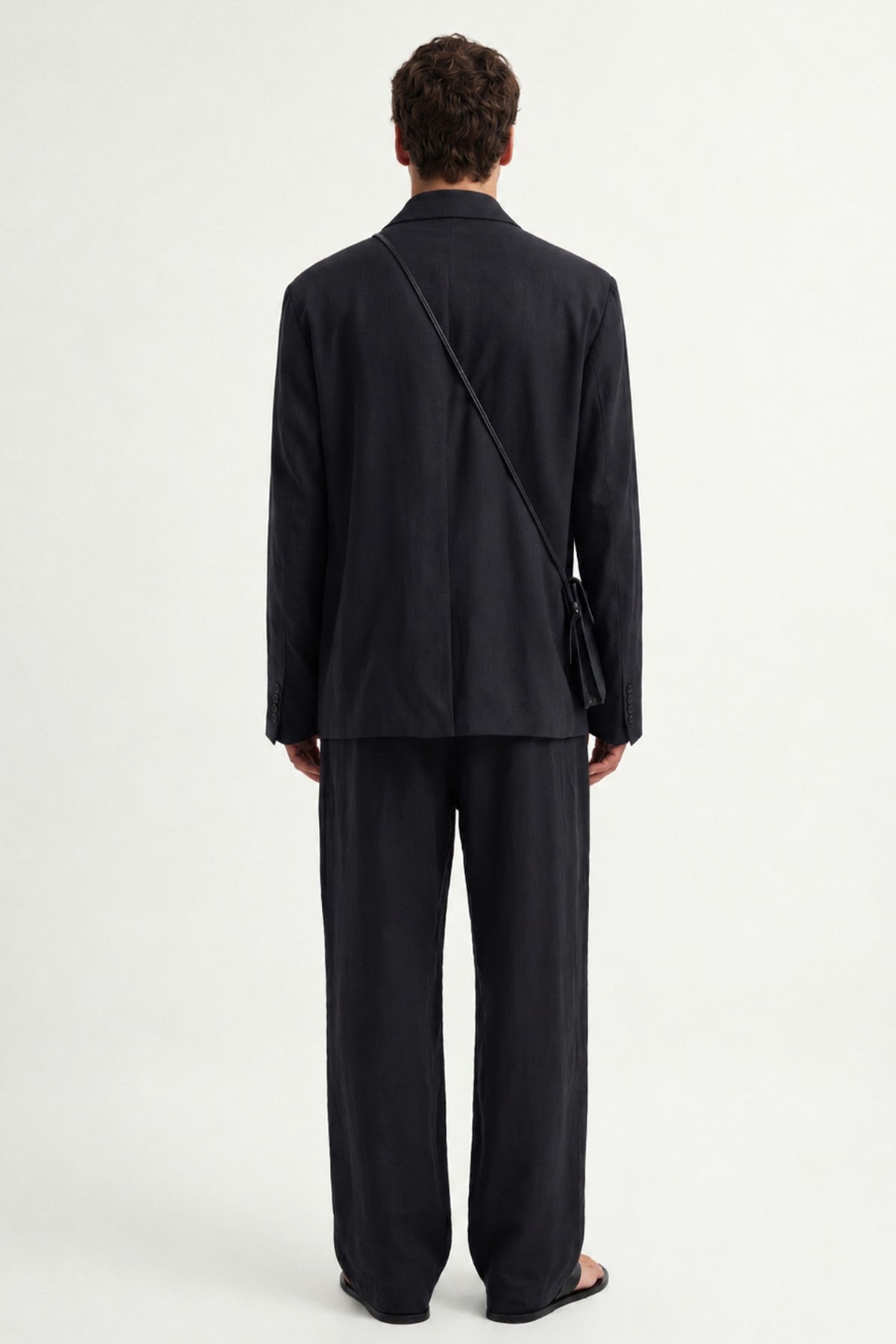 Relaxed-Fit Blazer Jacket with Modal Blend