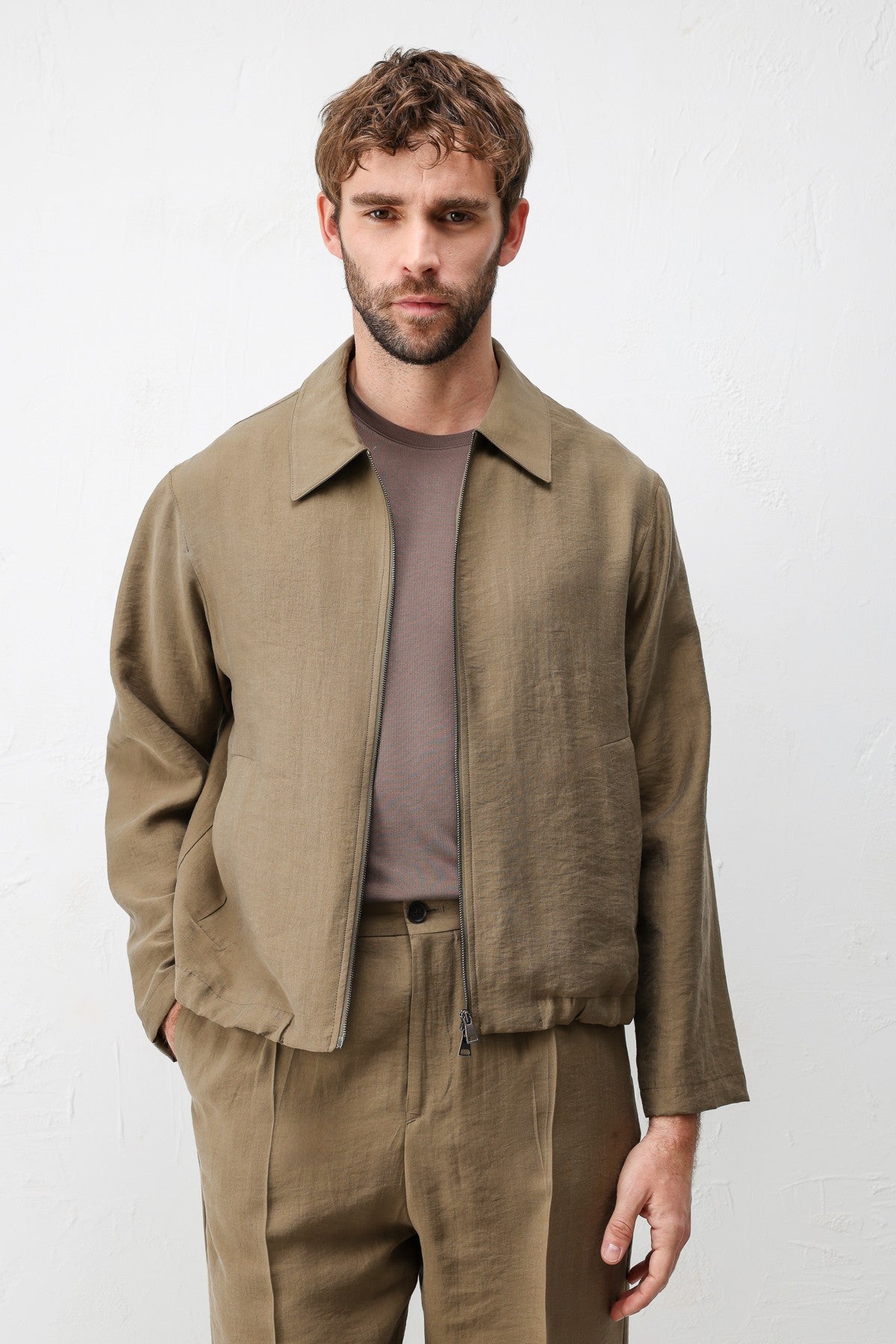 Men's Summer Jacket with Lyocell Blend
