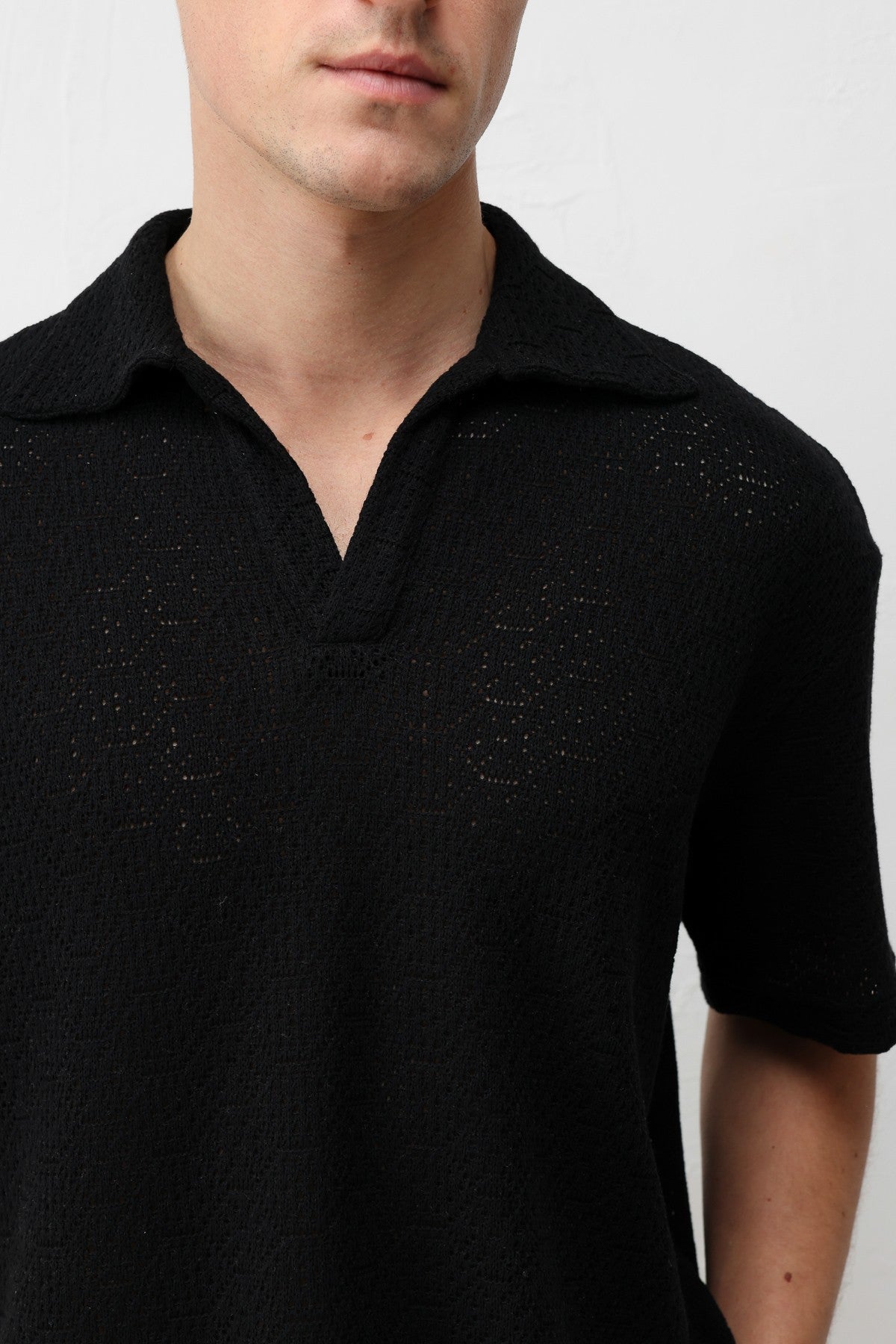 Antioch Knitted-Textured Men's T-Shirt