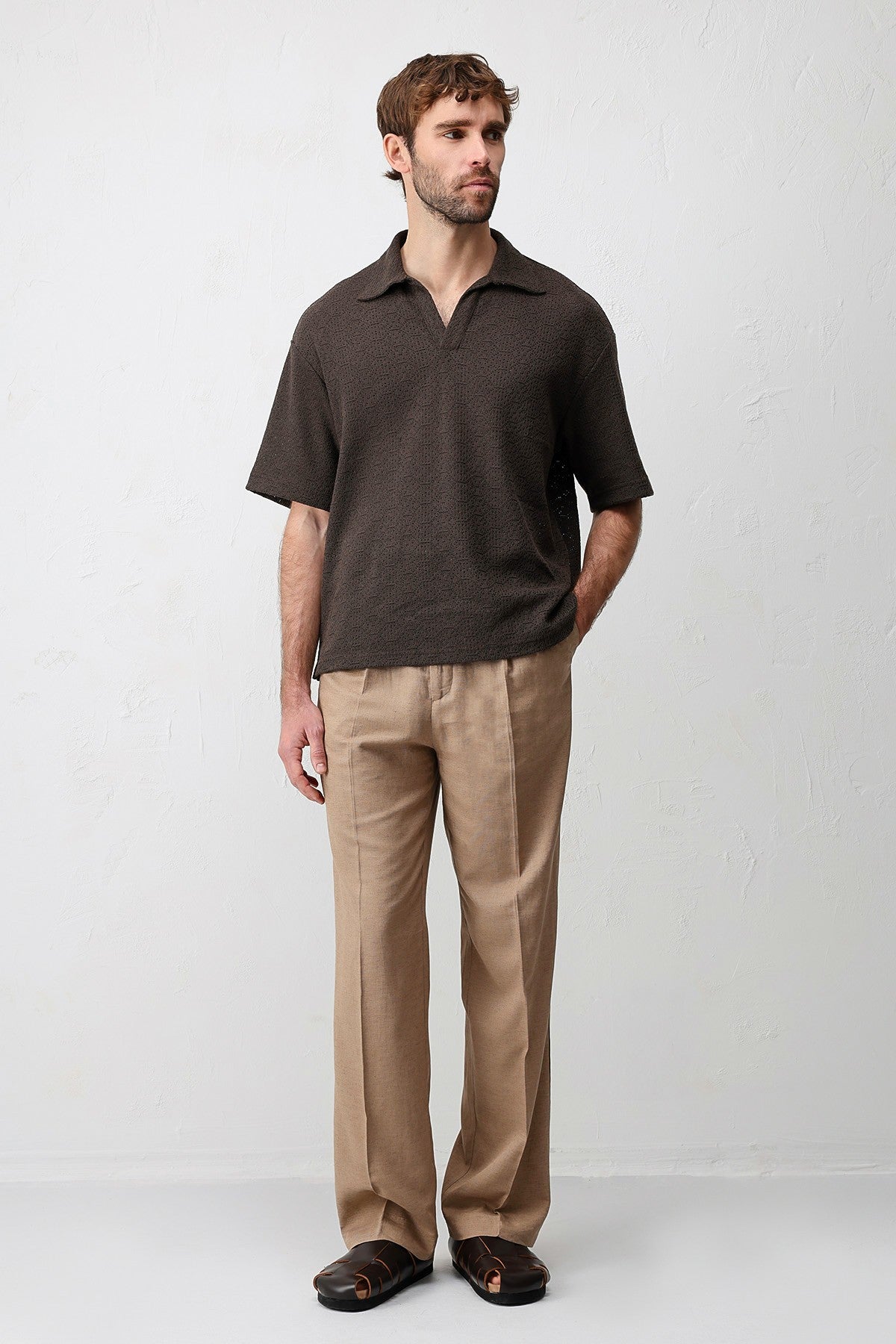Antioch Knitted-Textured Men's T-Shirt