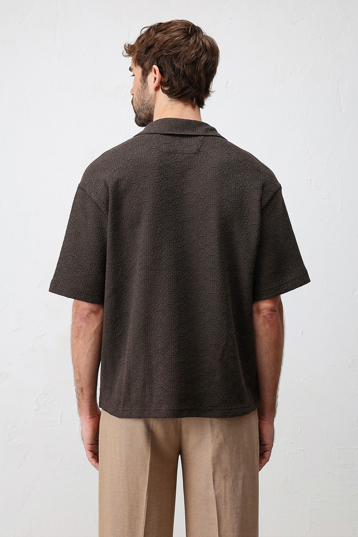 Antioch Knitted-Textured Men's T-Shirt