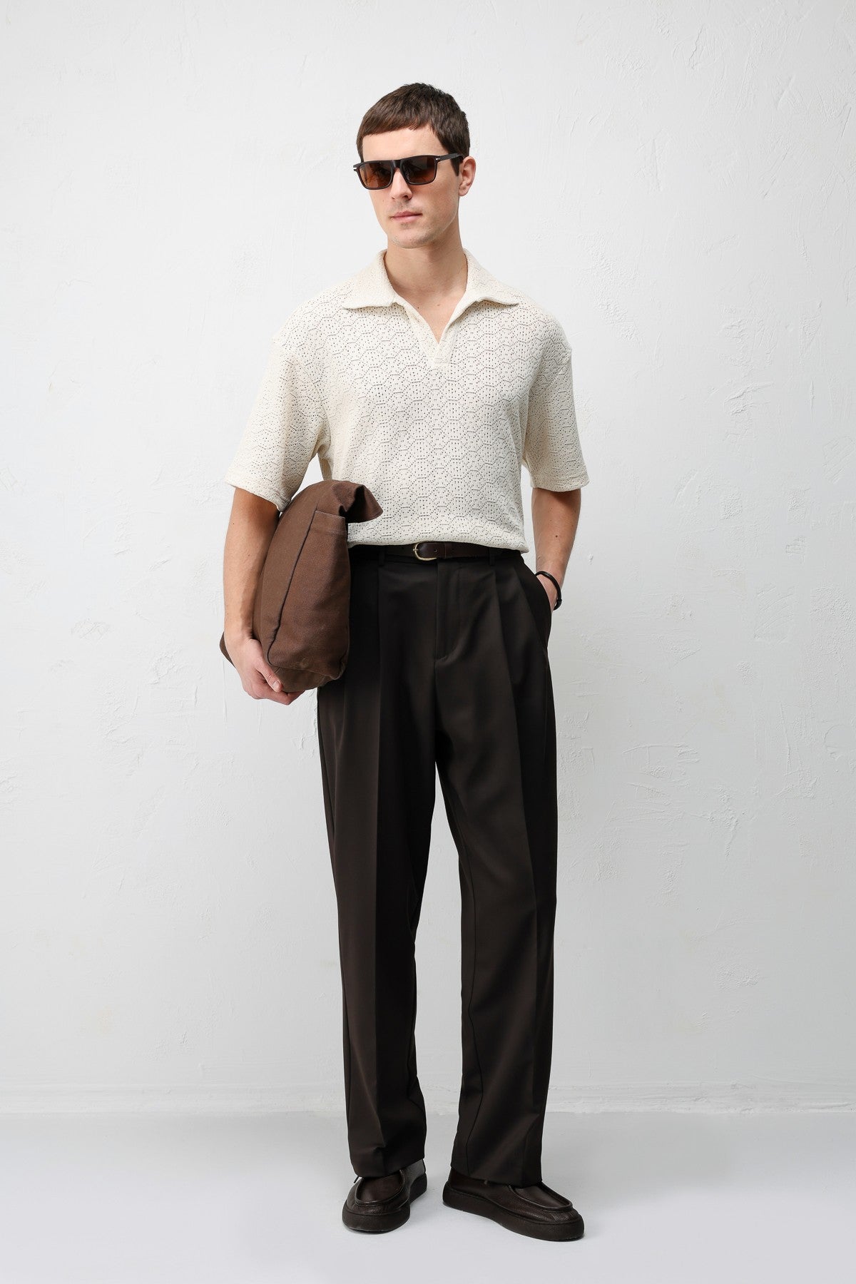Antioch Knitted-Textured Men's T-Shirt