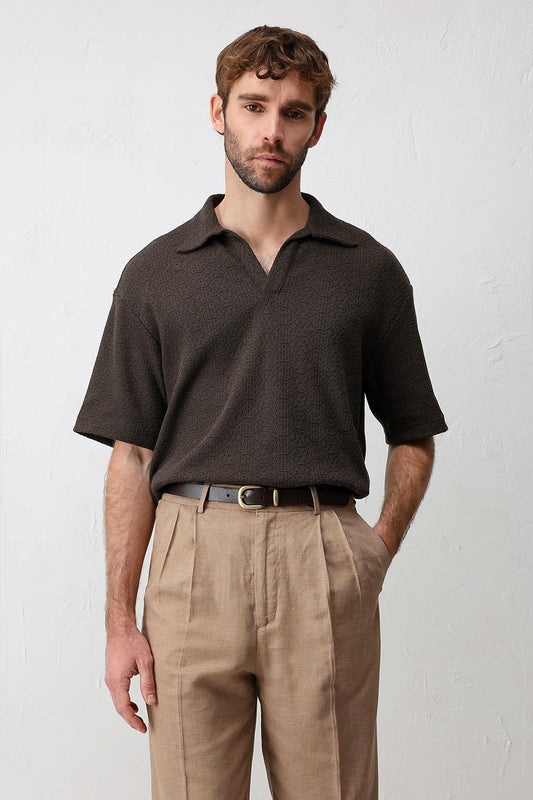 Antioch Knitted-Textured Men's T-Shirt